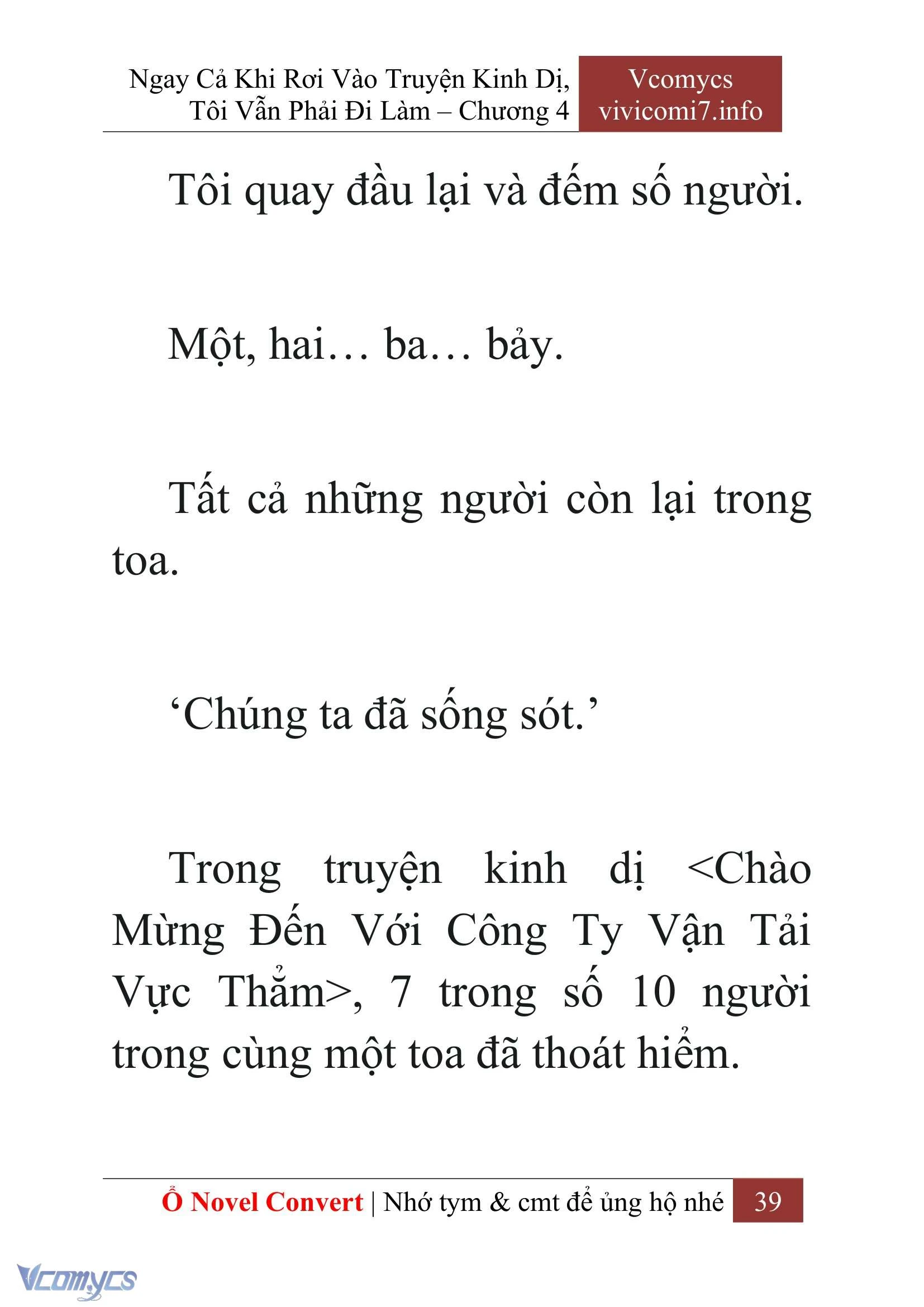 [Novel] Ngay Cả Khi Rơi Vào Truyện Kinh Dị, Tôi Vẫn Phải Đi Làm Chapter  4 - 41