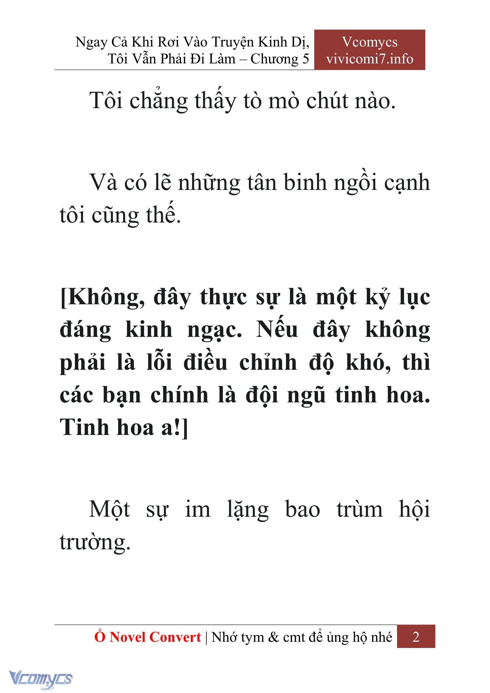 [Novel] Ngay Cả Khi Rơi Vào Truyện Kinh Dị, Tôi Vẫn Phải Đi Làm Chapter  5 - 4