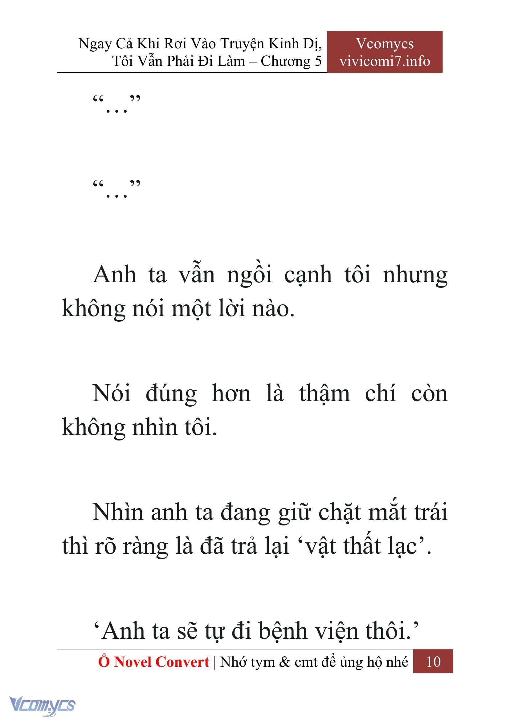 [Novel] Ngay Cả Khi Rơi Vào Truyện Kinh Dị, Tôi Vẫn Phải Đi Làm Chapter  5 - 12