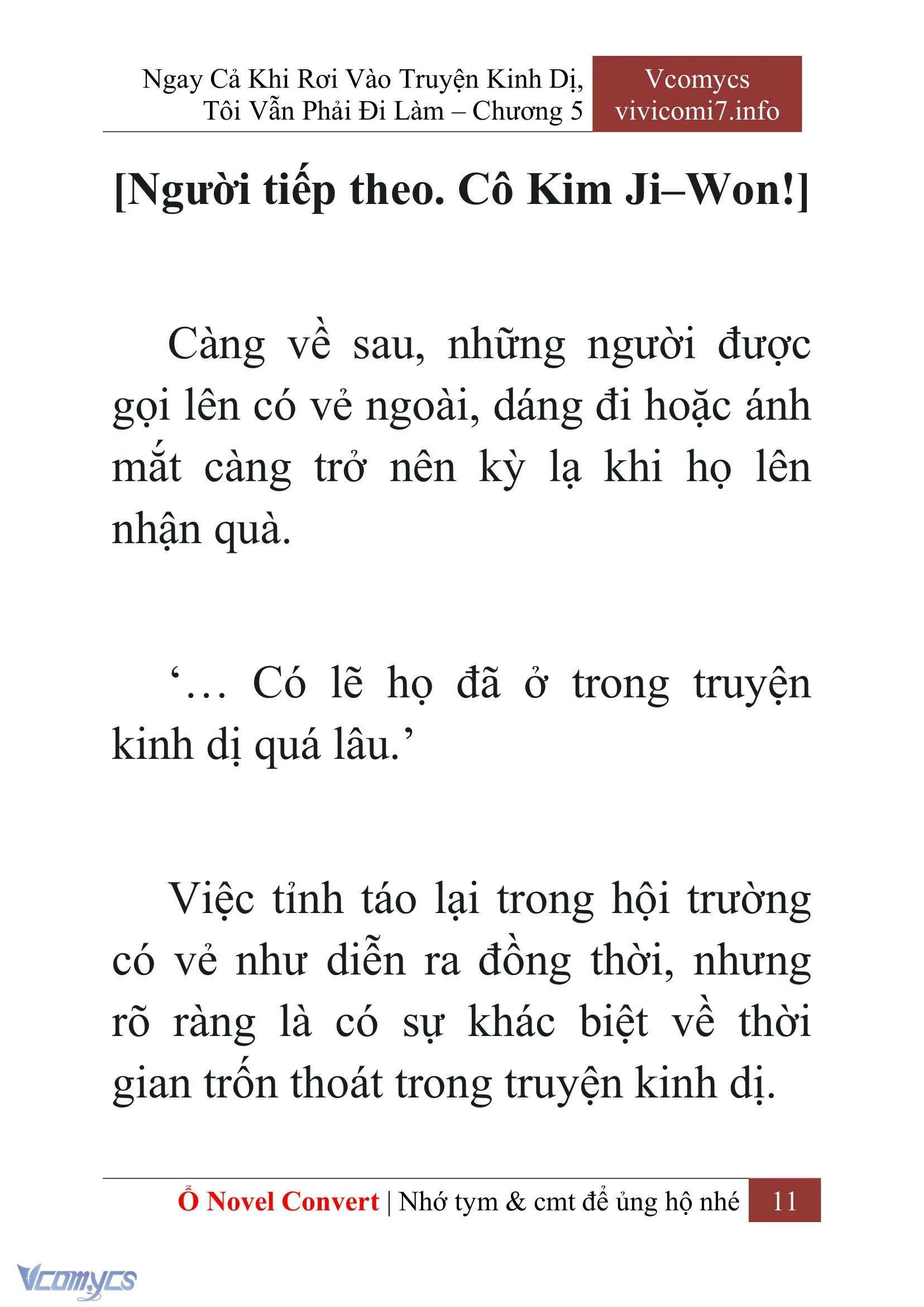 [Novel] Ngay Cả Khi Rơi Vào Truyện Kinh Dị, Tôi Vẫn Phải Đi Làm Chapter  5 - 13