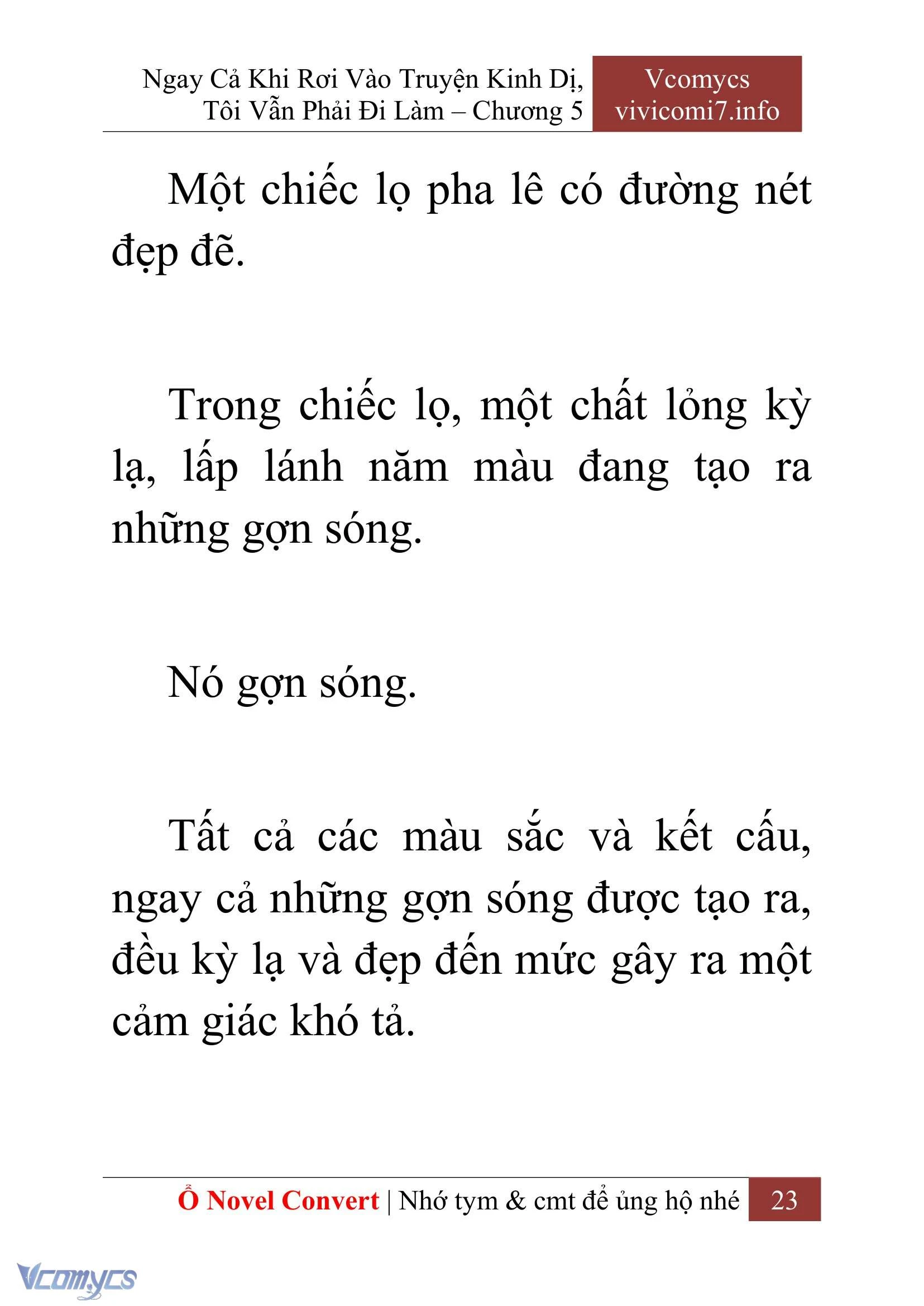 [Novel] Ngay Cả Khi Rơi Vào Truyện Kinh Dị, Tôi Vẫn Phải Đi Làm Chapter  5 - 25