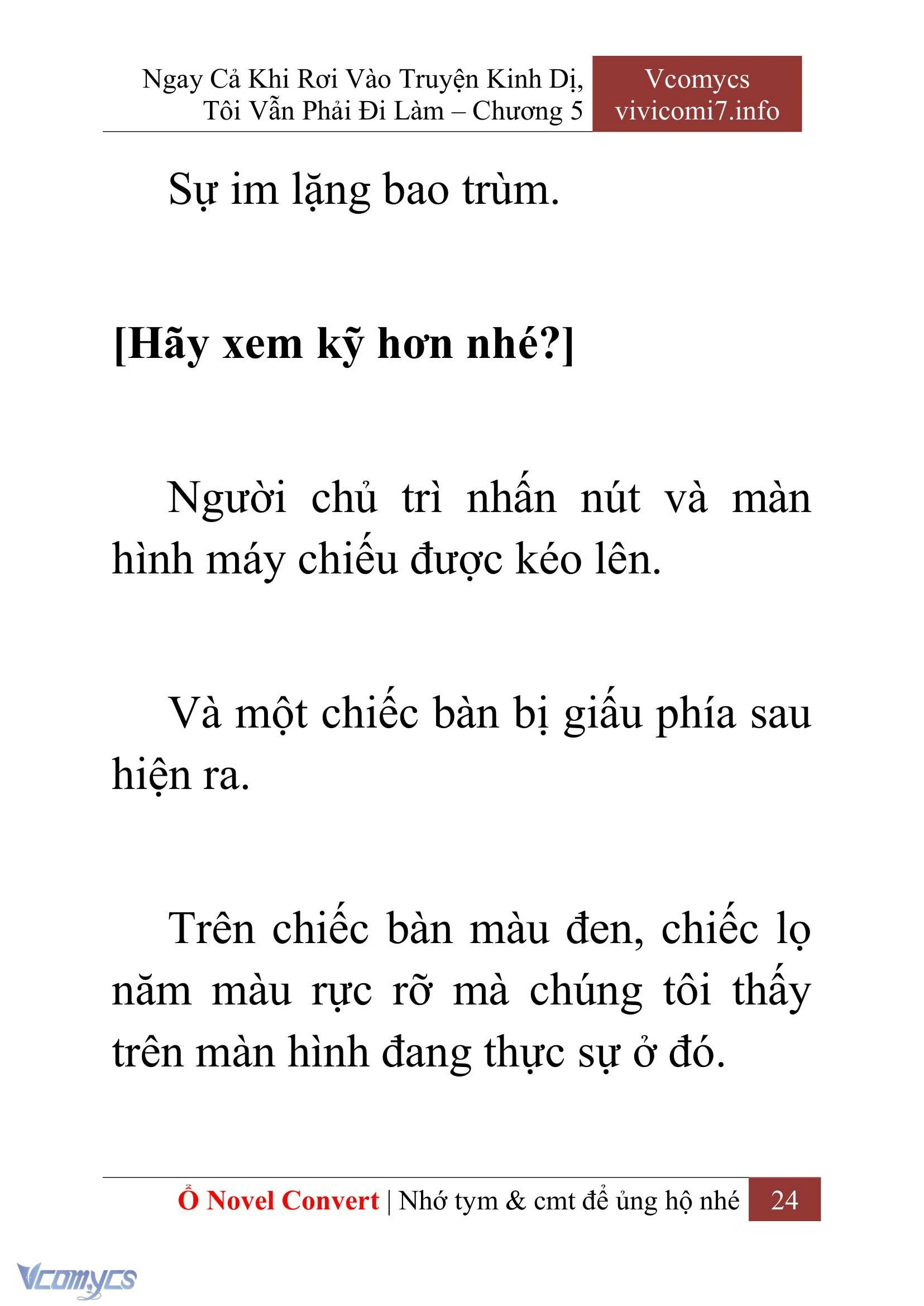 [Novel] Ngay Cả Khi Rơi Vào Truyện Kinh Dị, Tôi Vẫn Phải Đi Làm Chapter  5 - 26