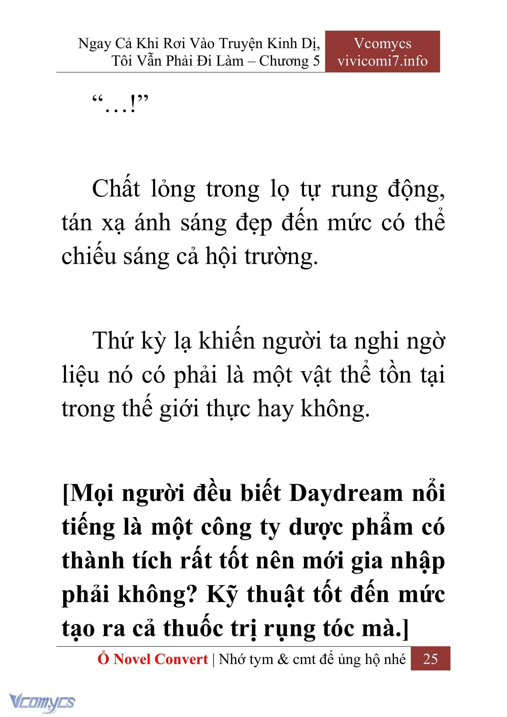 [Novel] Ngay Cả Khi Rơi Vào Truyện Kinh Dị, Tôi Vẫn Phải Đi Làm Chapter  5 - 27