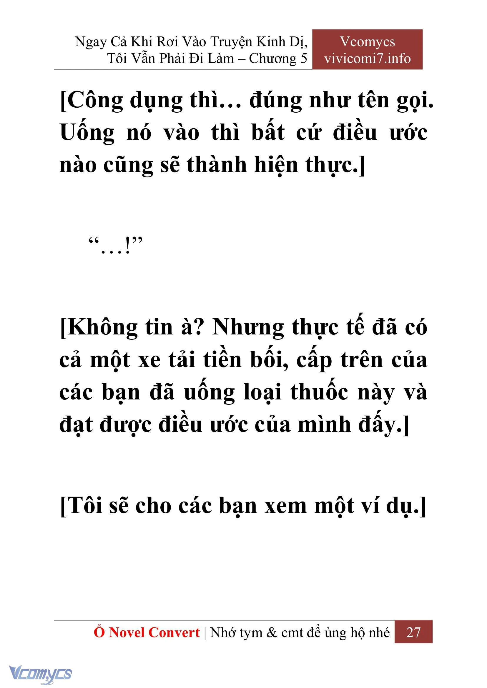 [Novel] Ngay Cả Khi Rơi Vào Truyện Kinh Dị, Tôi Vẫn Phải Đi Làm Chapter  5 - 29