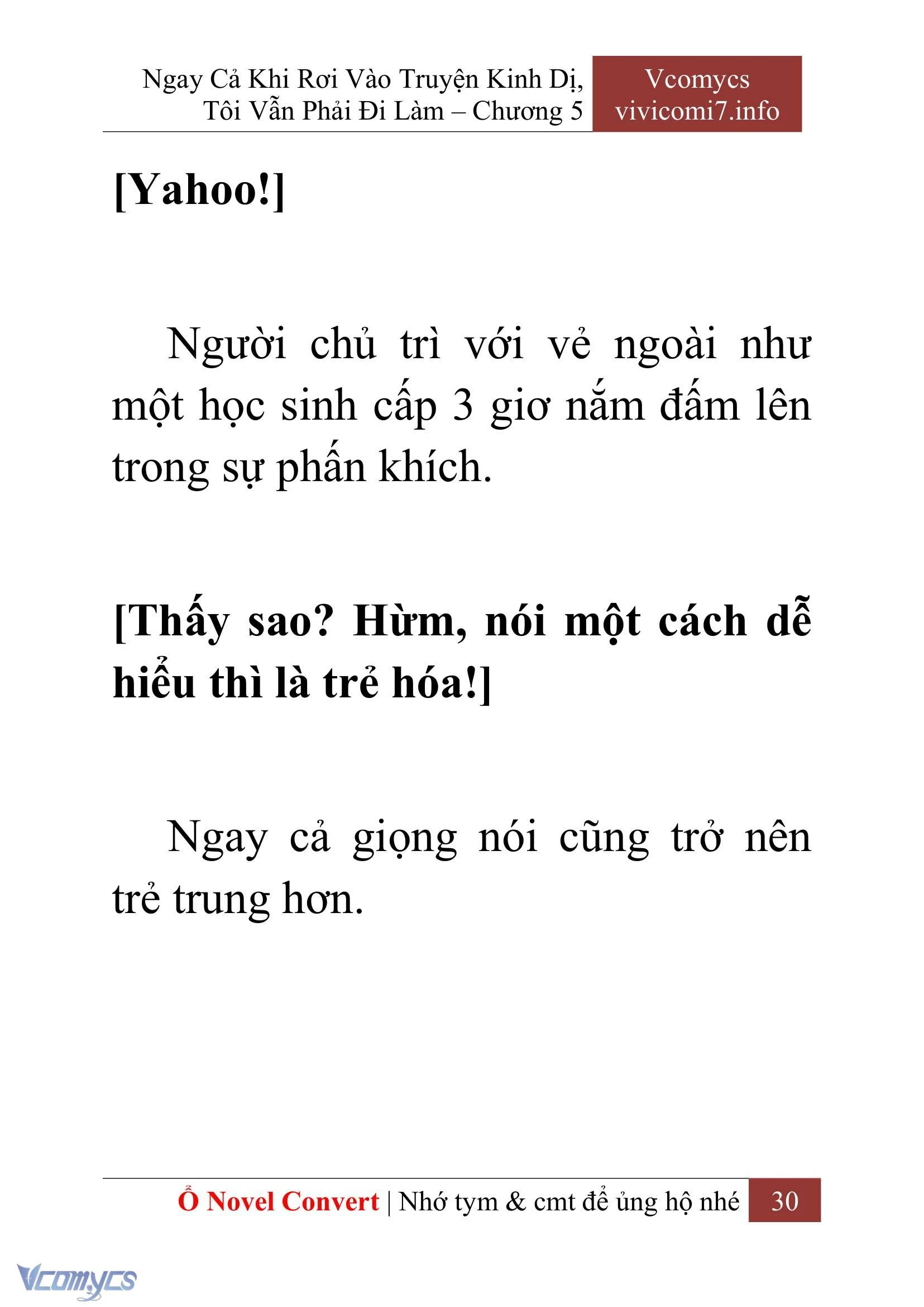 [Novel] Ngay Cả Khi Rơi Vào Truyện Kinh Dị, Tôi Vẫn Phải Đi Làm Chapter  5 - 32