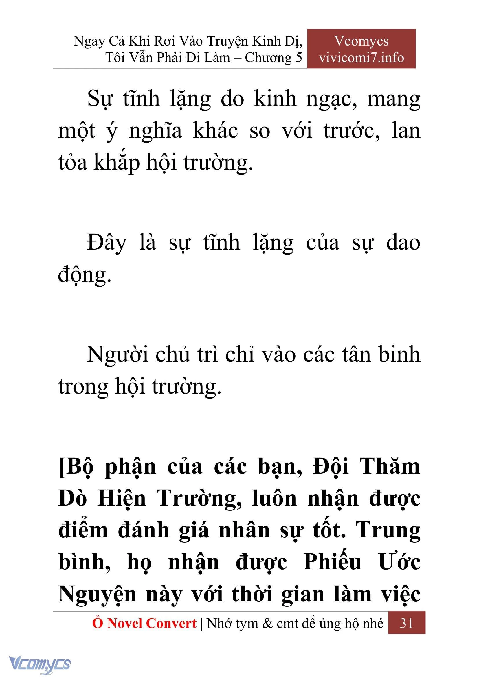[Novel] Ngay Cả Khi Rơi Vào Truyện Kinh Dị, Tôi Vẫn Phải Đi Làm Chapter  5 - 33