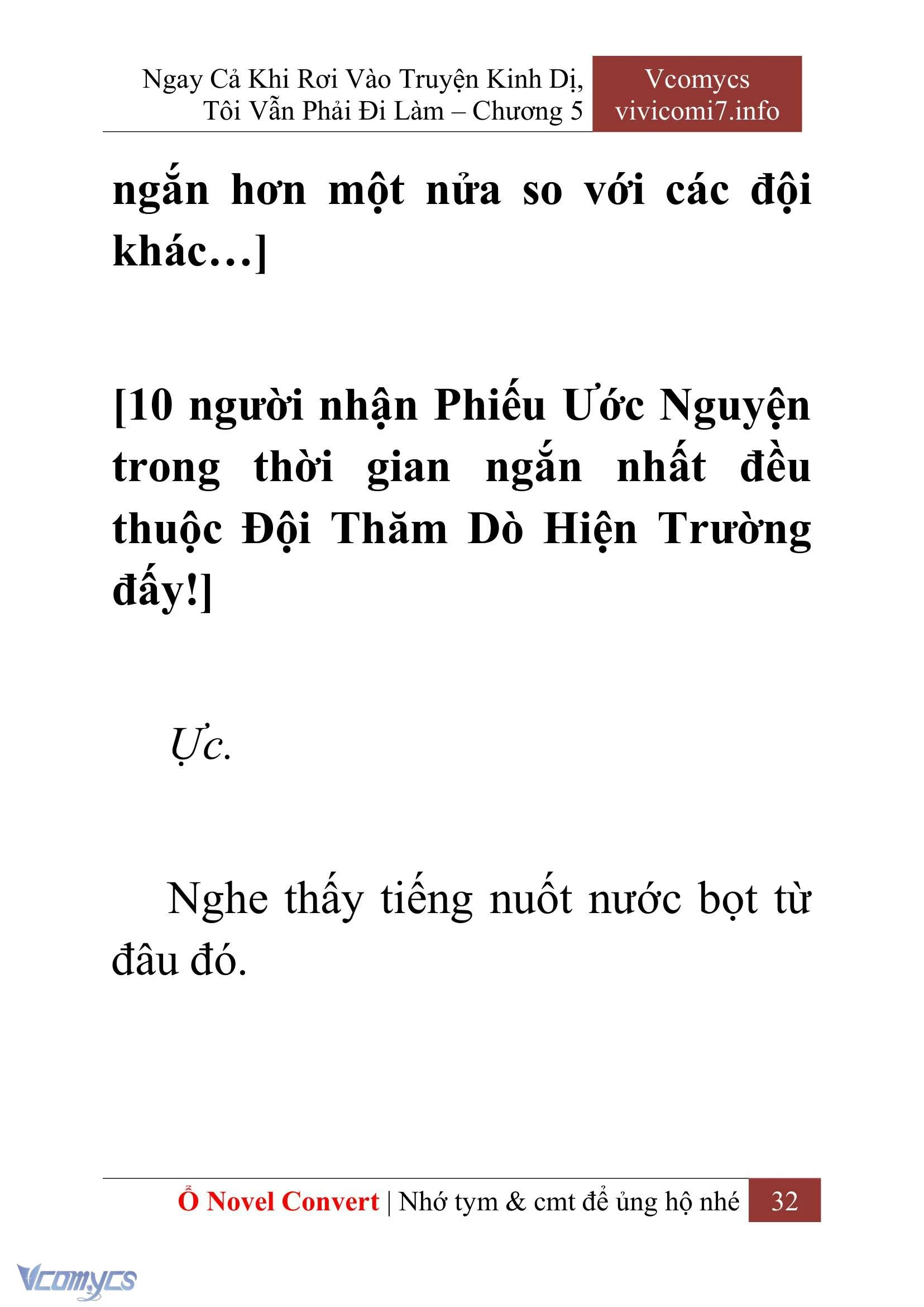 [Novel] Ngay Cả Khi Rơi Vào Truyện Kinh Dị, Tôi Vẫn Phải Đi Làm Chapter  5 - 34