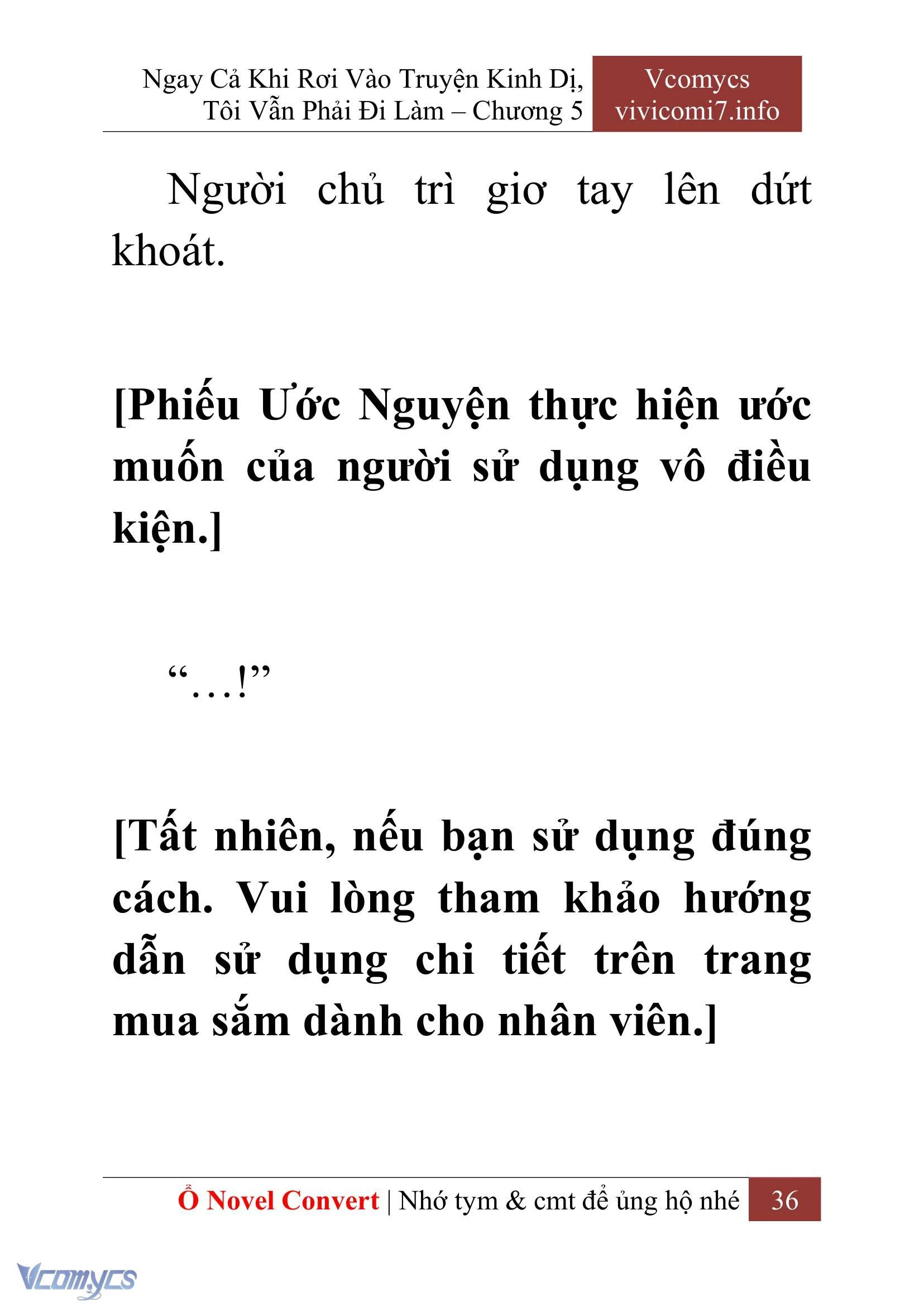 [Novel] Ngay Cả Khi Rơi Vào Truyện Kinh Dị, Tôi Vẫn Phải Đi Làm Chapter  5 - 38