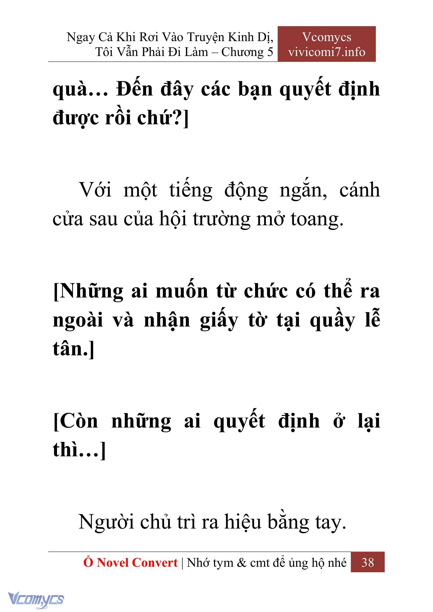 [Novel] Ngay Cả Khi Rơi Vào Truyện Kinh Dị, Tôi Vẫn Phải Đi Làm Chapter  5 - 40
