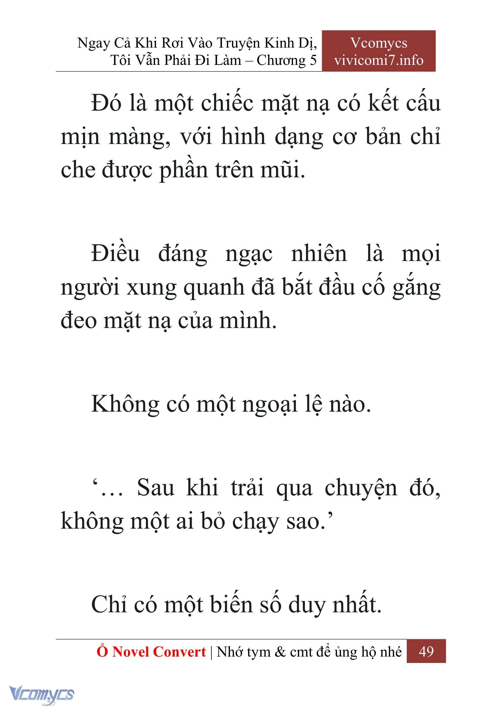 [Novel] Ngay Cả Khi Rơi Vào Truyện Kinh Dị, Tôi Vẫn Phải Đi Làm Chapter  5 - 51