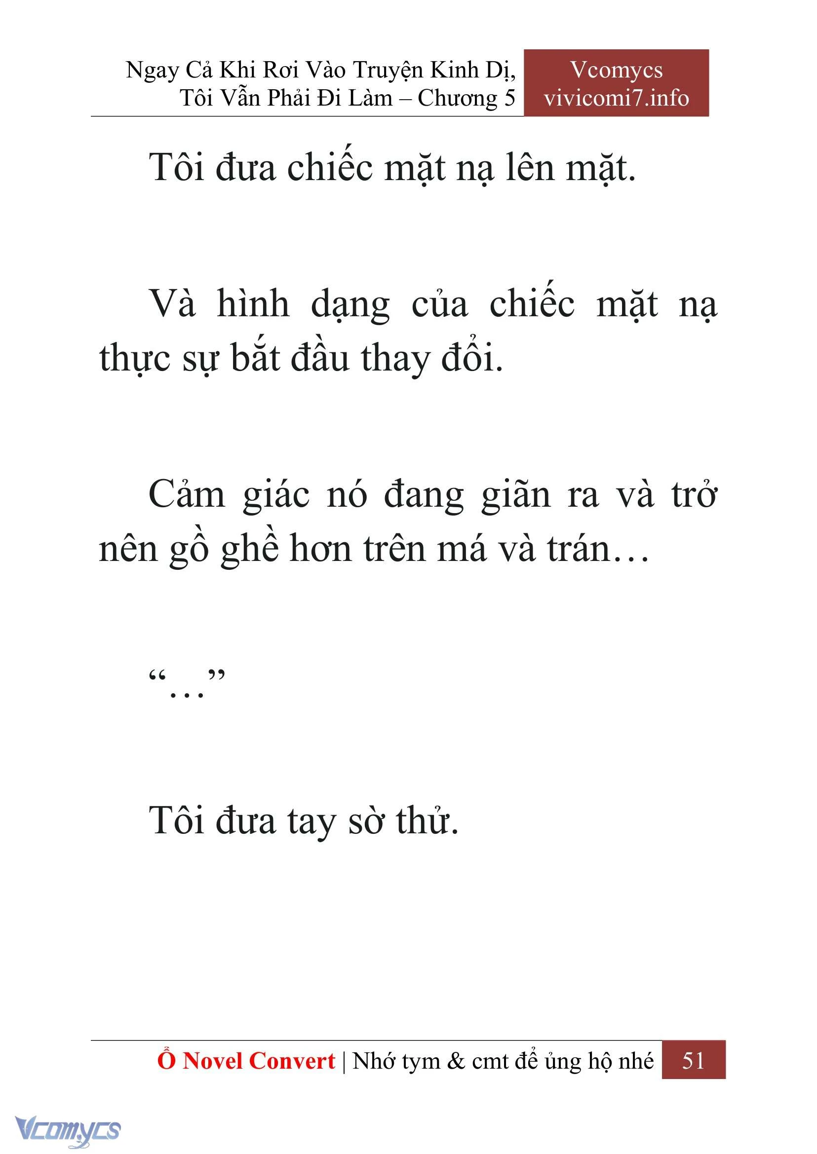 [Novel] Ngay Cả Khi Rơi Vào Truyện Kinh Dị, Tôi Vẫn Phải Đi Làm Chapter  5 - 53