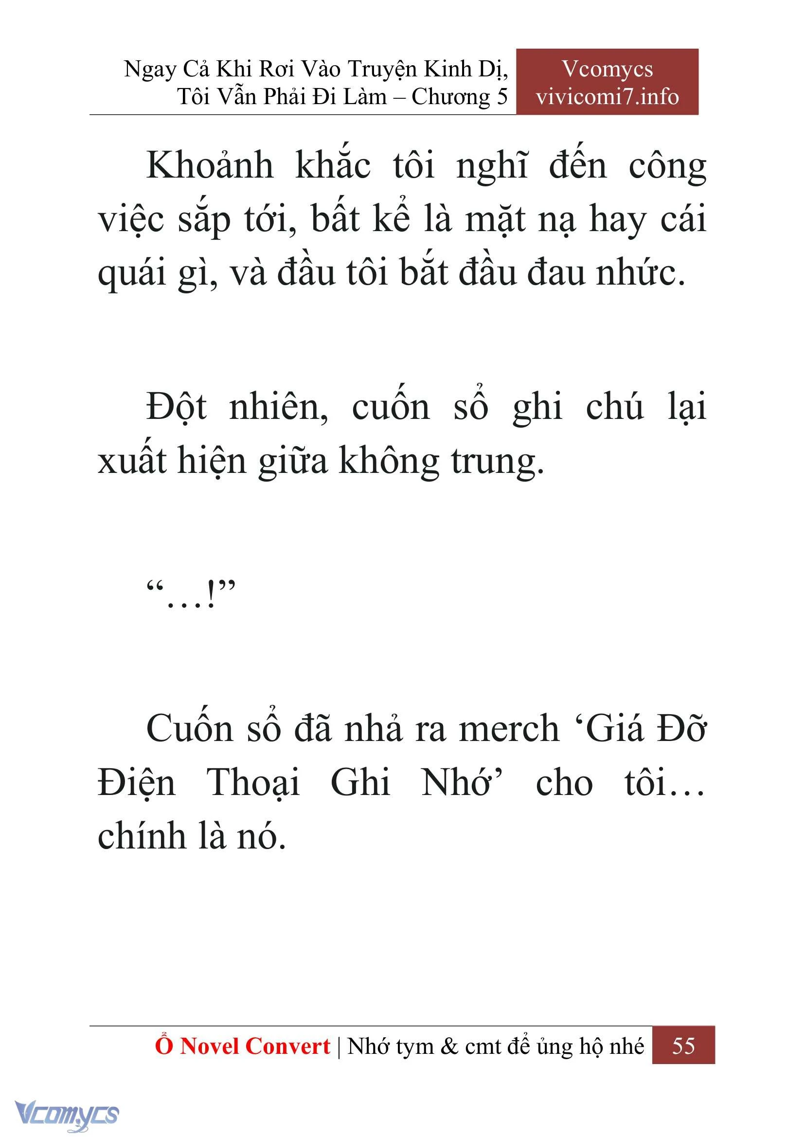 [Novel] Ngay Cả Khi Rơi Vào Truyện Kinh Dị, Tôi Vẫn Phải Đi Làm Chapter  5 - 57