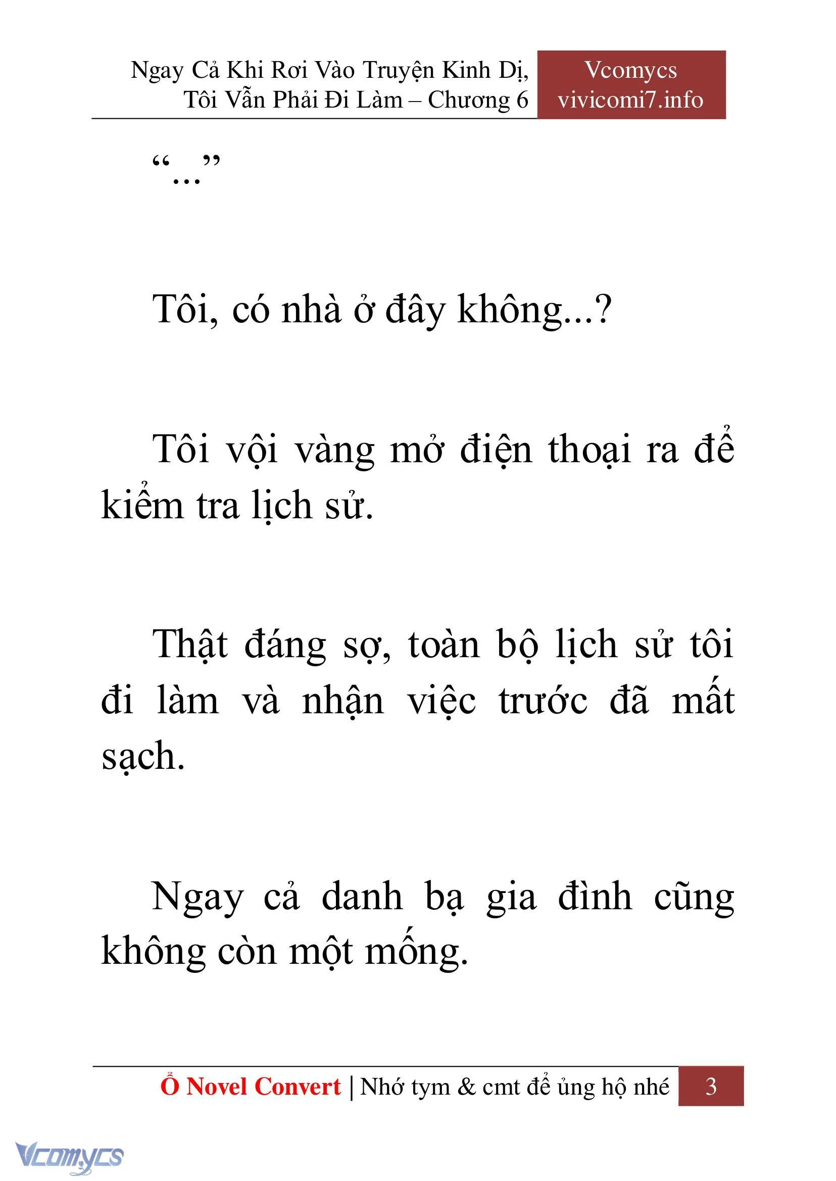 [Novel] Ngay Cả Khi Rơi Vào Truyện Kinh Dị, Tôi Vẫn Phải Đi Làm Chapter  6 - 5