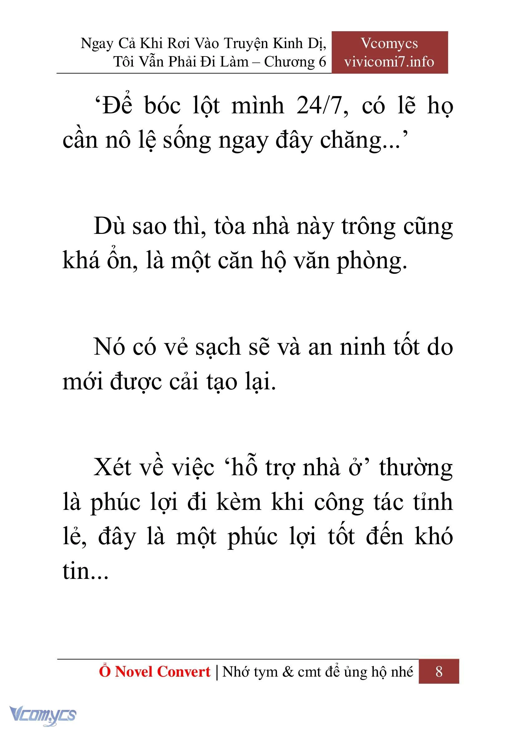 [Novel] Ngay Cả Khi Rơi Vào Truyện Kinh Dị, Tôi Vẫn Phải Đi Làm Chapter  6 - 10