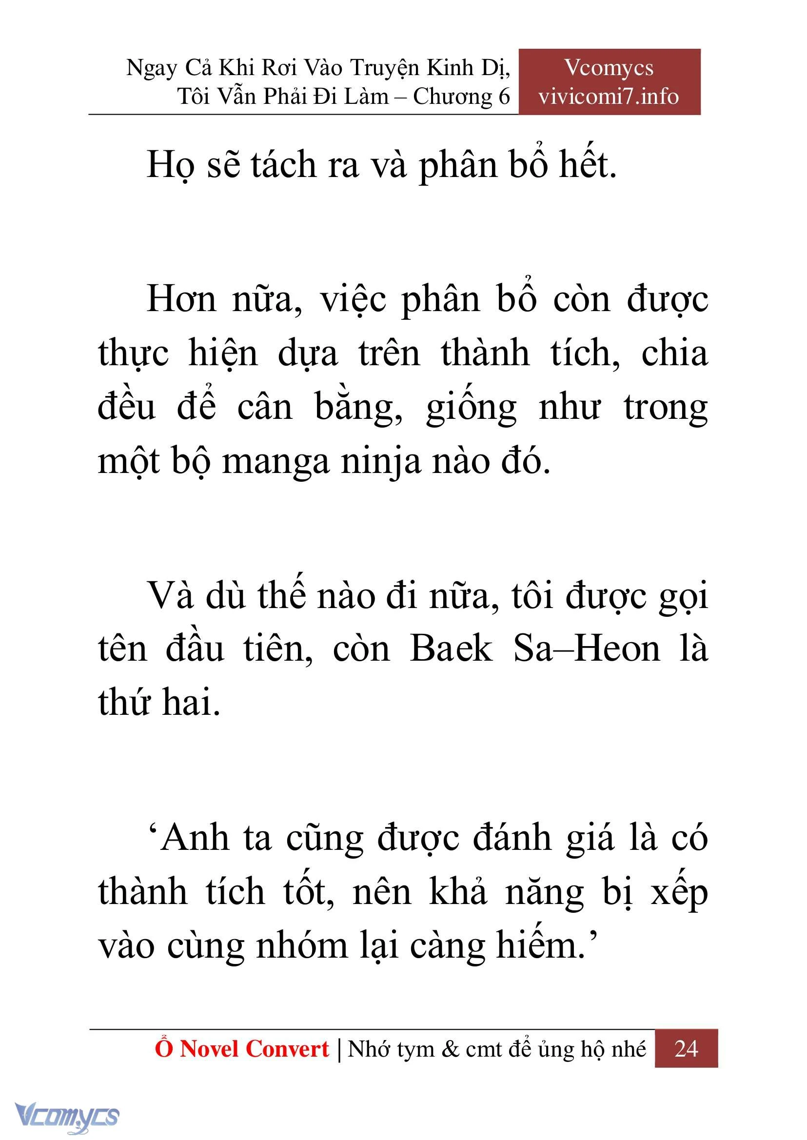 [Novel] Ngay Cả Khi Rơi Vào Truyện Kinh Dị, Tôi Vẫn Phải Đi Làm Chapter  6 - 26