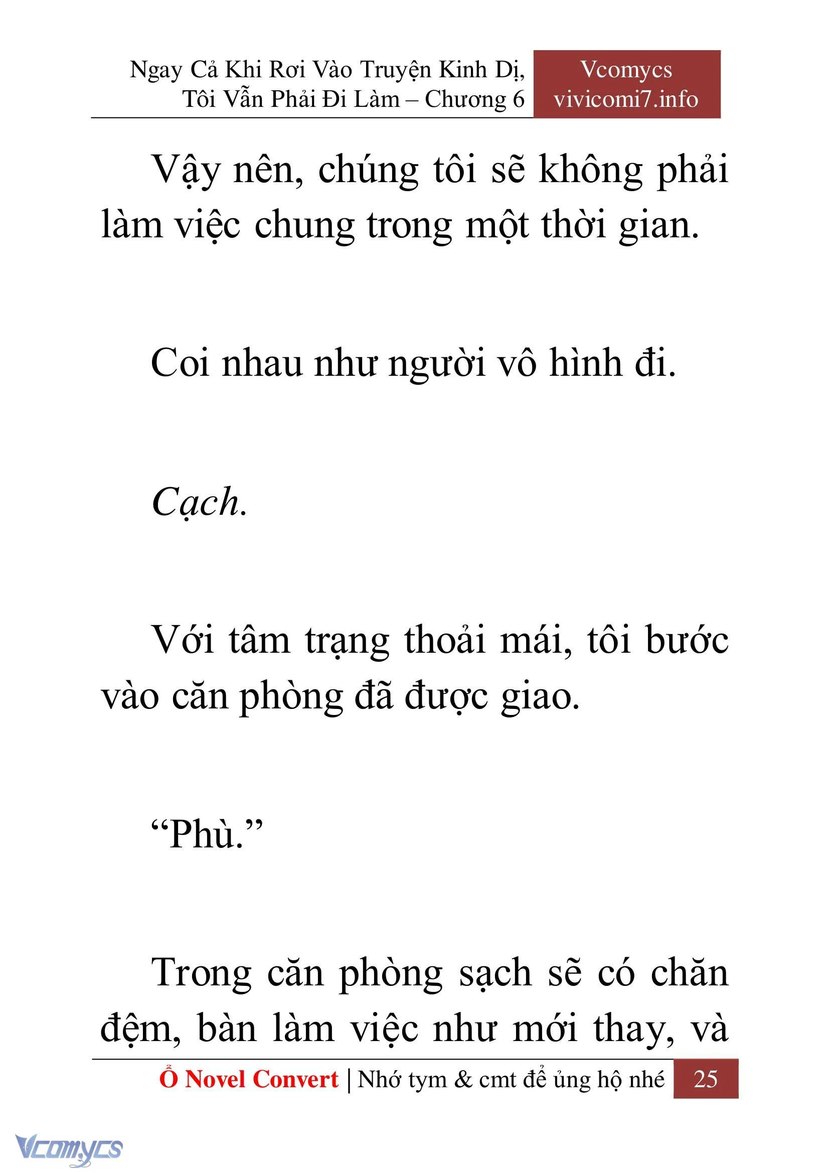 [Novel] Ngay Cả Khi Rơi Vào Truyện Kinh Dị, Tôi Vẫn Phải Đi Làm Chapter  6 - 27