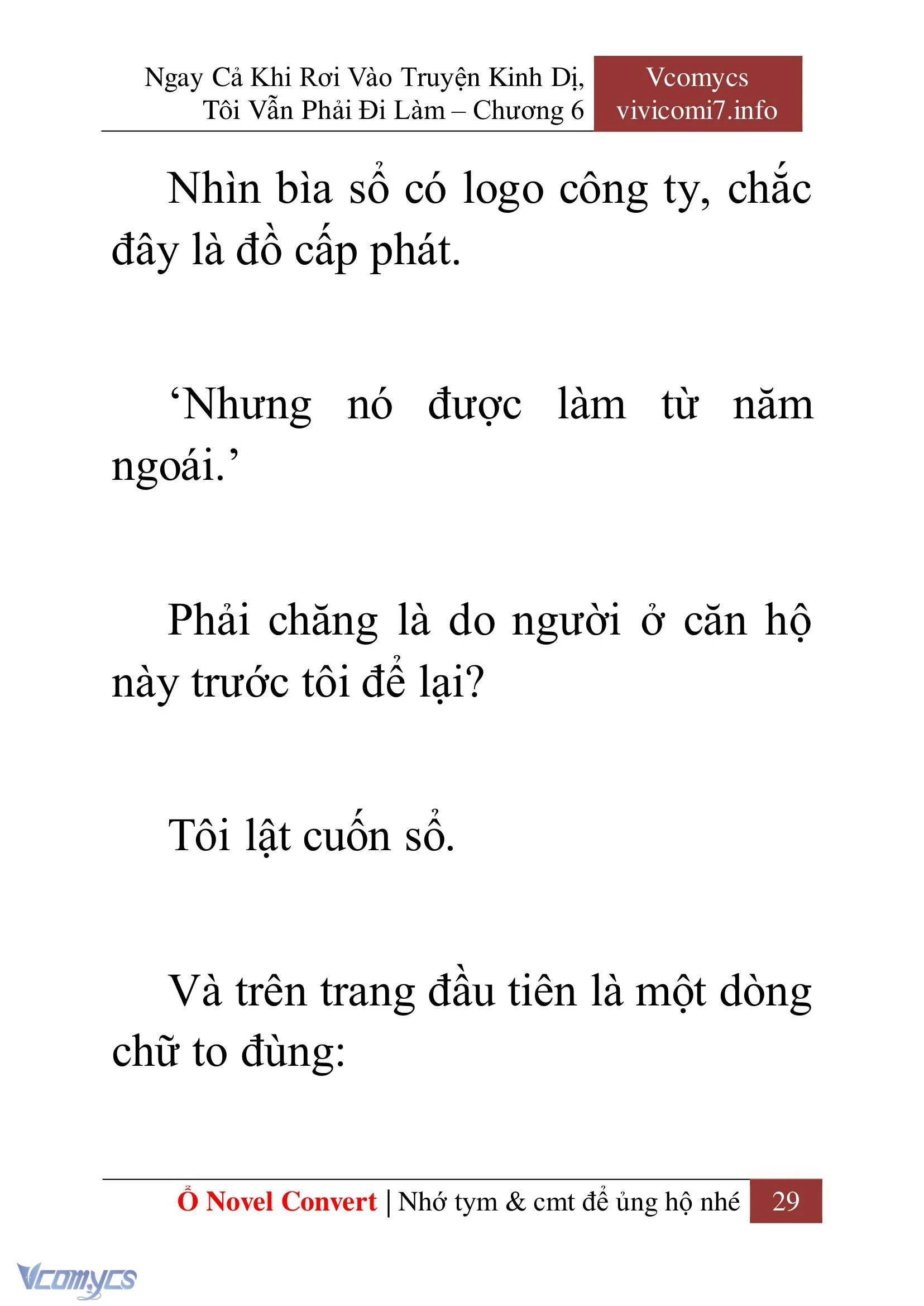 [Novel] Ngay Cả Khi Rơi Vào Truyện Kinh Dị, Tôi Vẫn Phải Đi Làm Chapter  6 - 31
