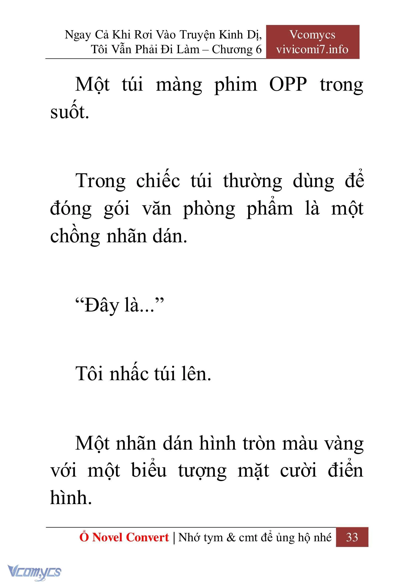 [Novel] Ngay Cả Khi Rơi Vào Truyện Kinh Dị, Tôi Vẫn Phải Đi Làm Chapter  6 - 35