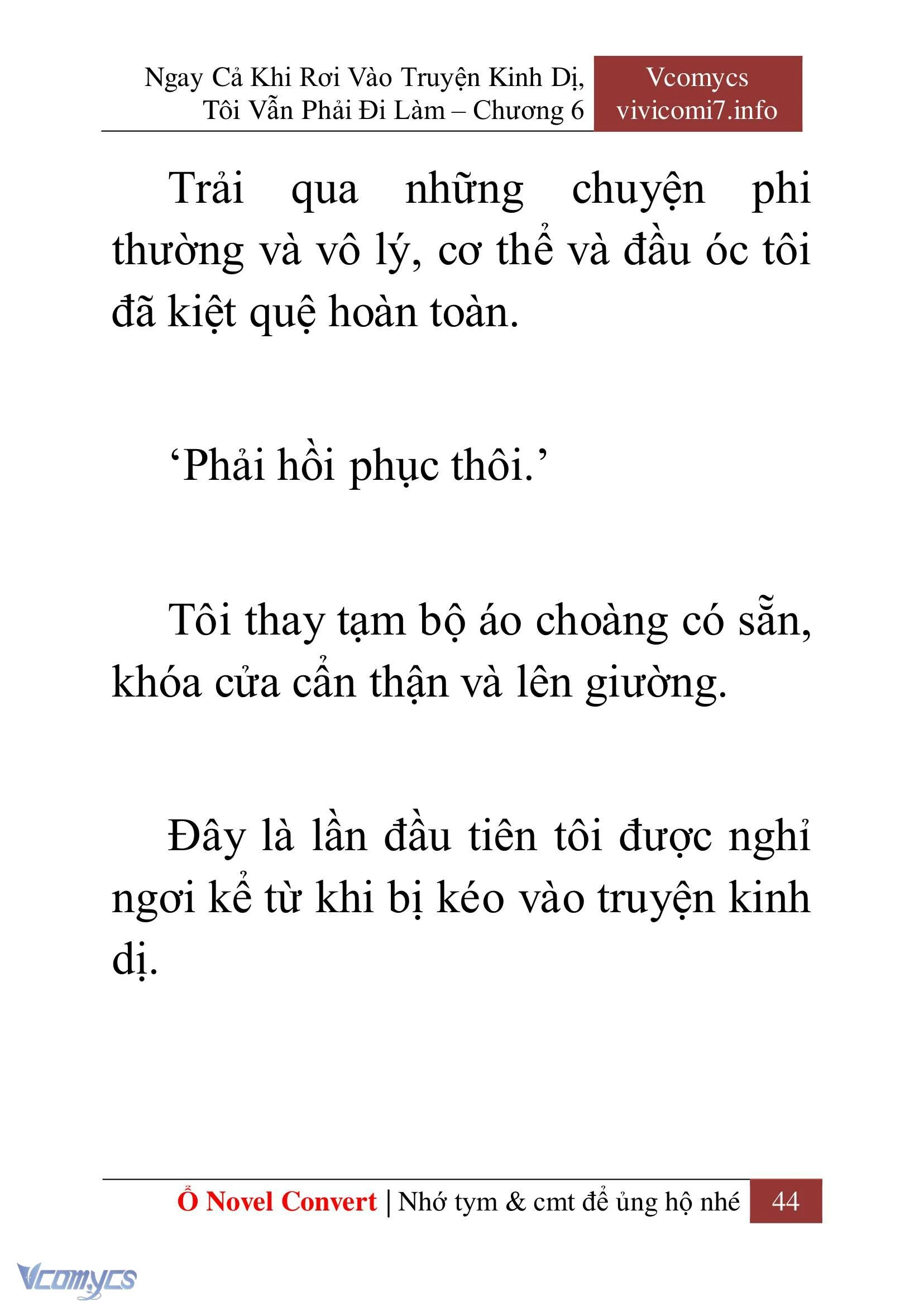 [Novel] Ngay Cả Khi Rơi Vào Truyện Kinh Dị, Tôi Vẫn Phải Đi Làm Chapter  6 - 46