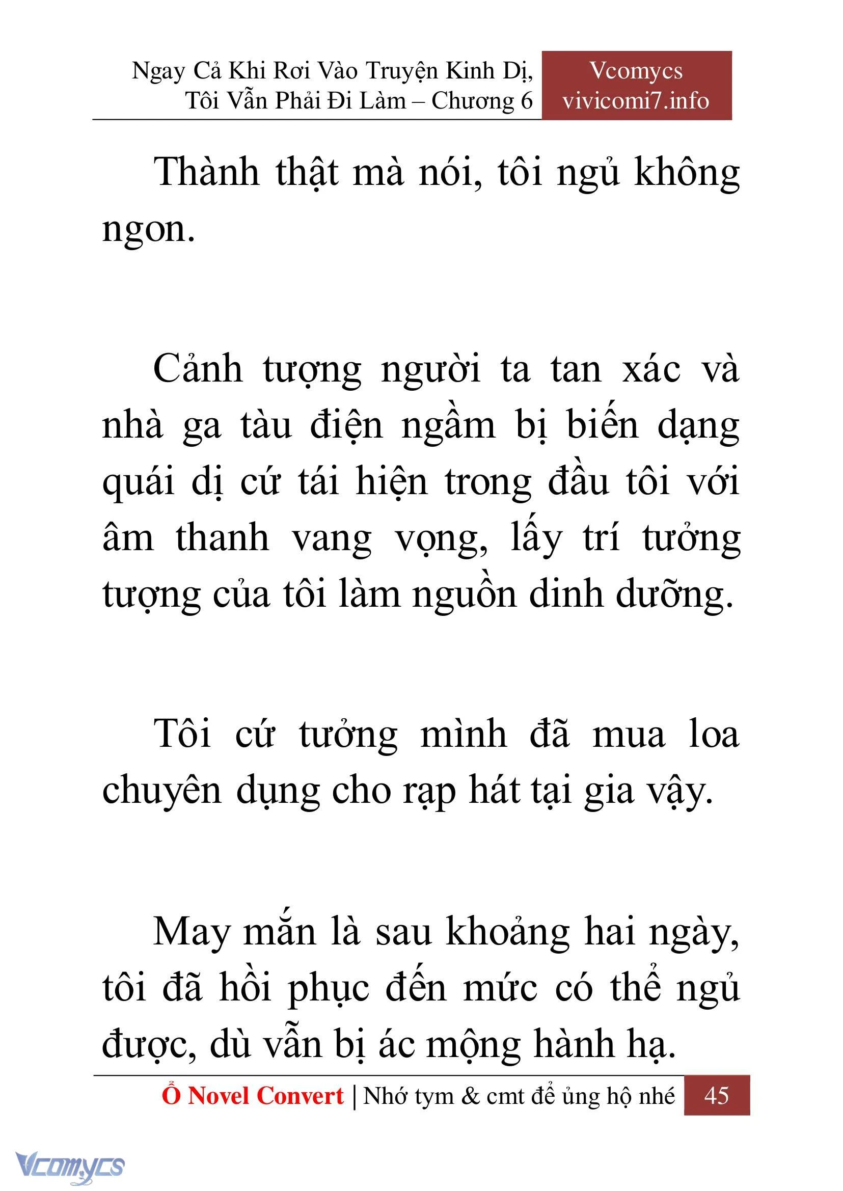 [Novel] Ngay Cả Khi Rơi Vào Truyện Kinh Dị, Tôi Vẫn Phải Đi Làm Chapter  6 - 47