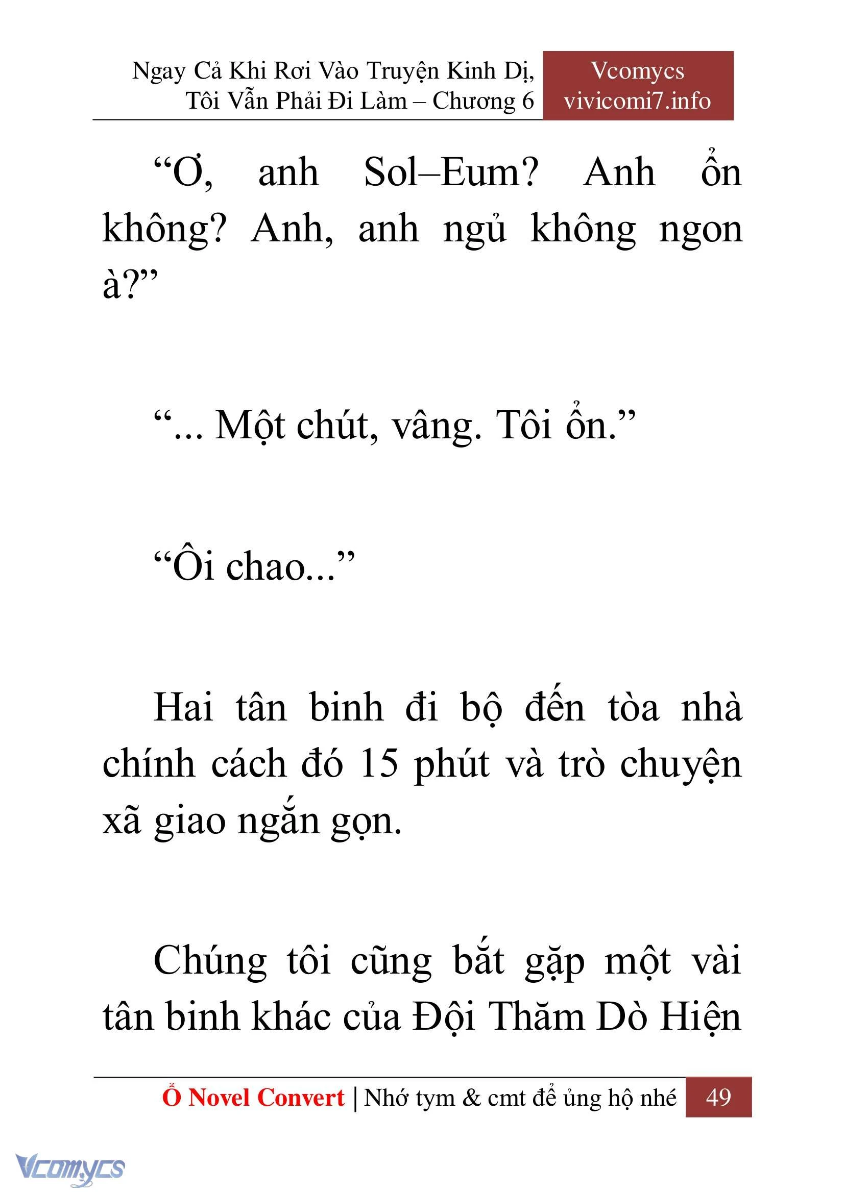 [Novel] Ngay Cả Khi Rơi Vào Truyện Kinh Dị, Tôi Vẫn Phải Đi Làm Chapter  6 - 51