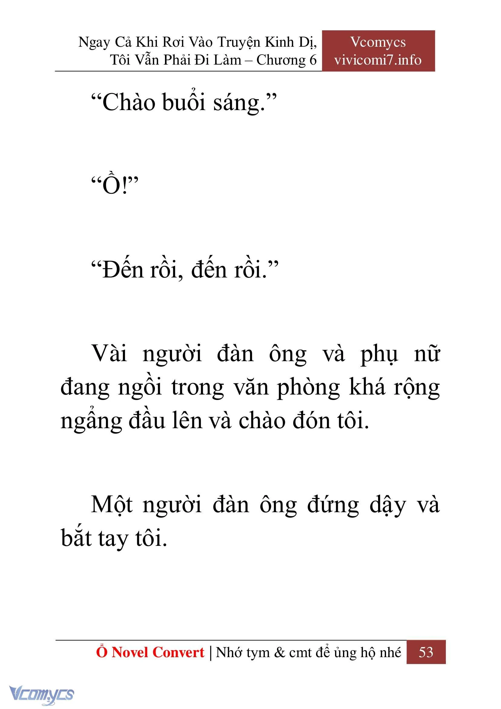 [Novel] Ngay Cả Khi Rơi Vào Truyện Kinh Dị, Tôi Vẫn Phải Đi Làm Chapter  6 - 55