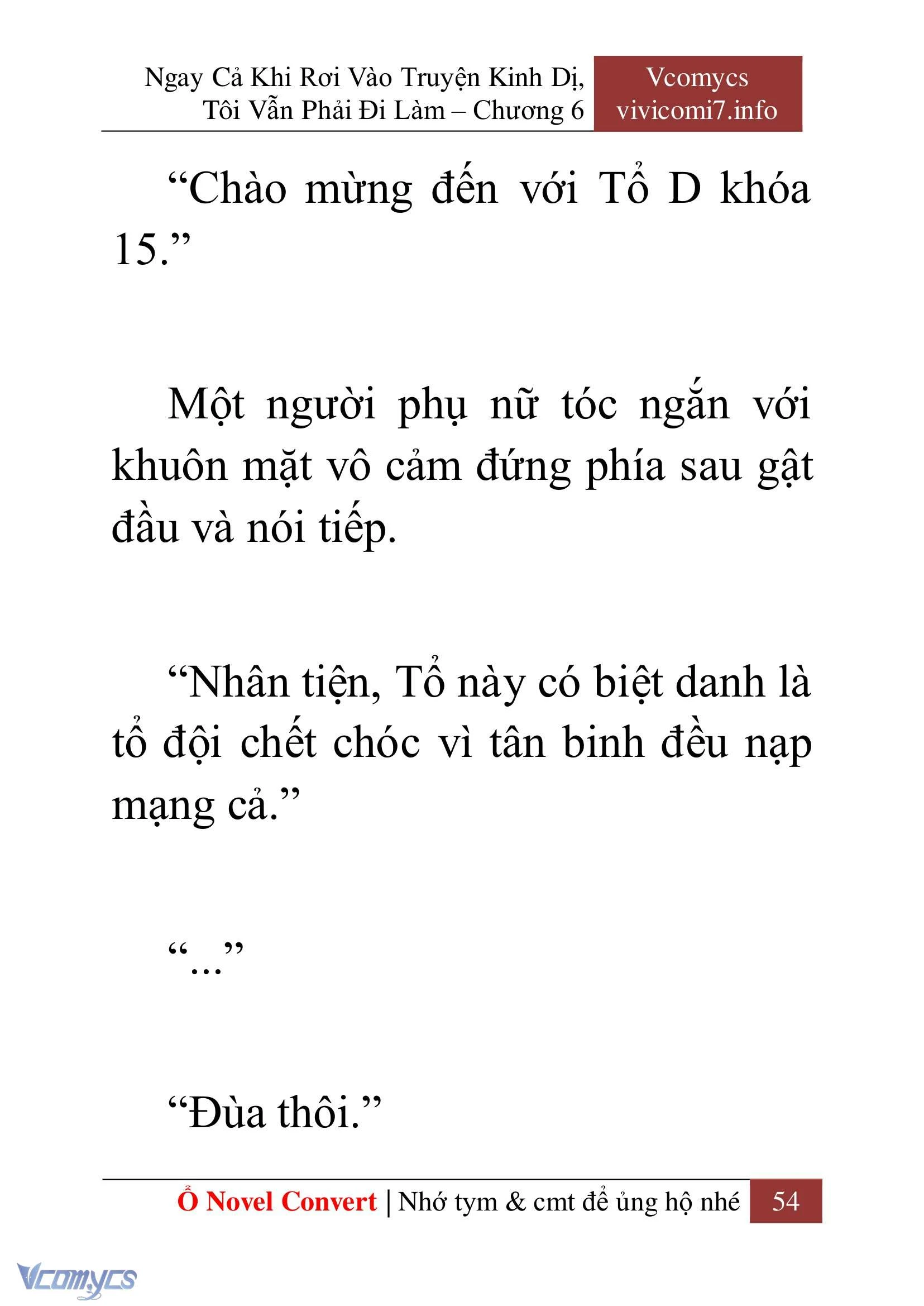 [Novel] Ngay Cả Khi Rơi Vào Truyện Kinh Dị, Tôi Vẫn Phải Đi Làm Chapter  6 - 56