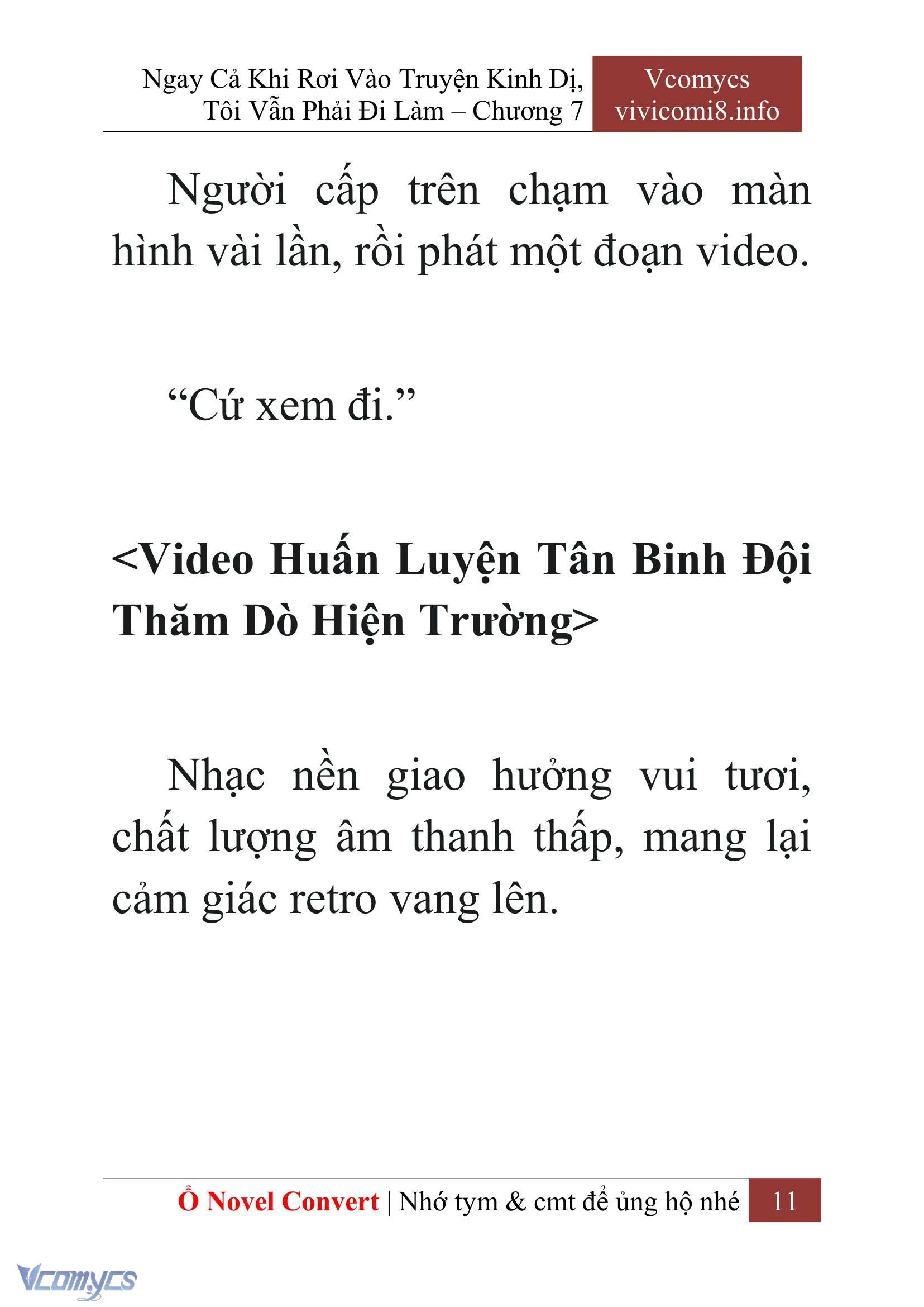 [Novel] Ngay Cả Khi Rơi Vào Truyện Kinh Dị, Tôi Vẫn Phải Đi Làm Chapter  7 - 13