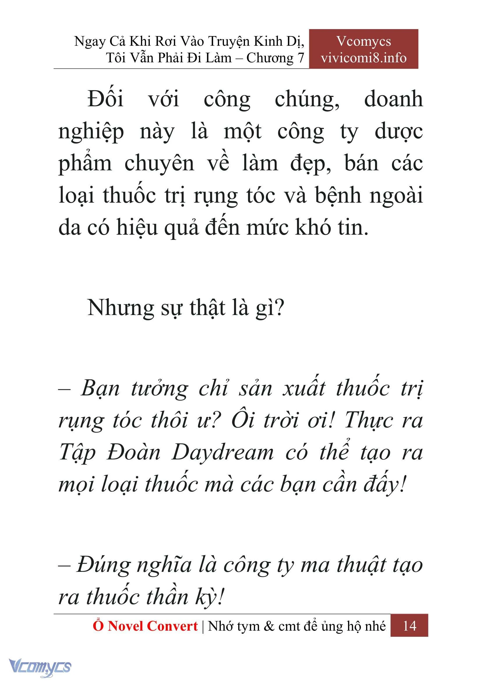 [Novel] Ngay Cả Khi Rơi Vào Truyện Kinh Dị, Tôi Vẫn Phải Đi Làm Chapter  7 - 16