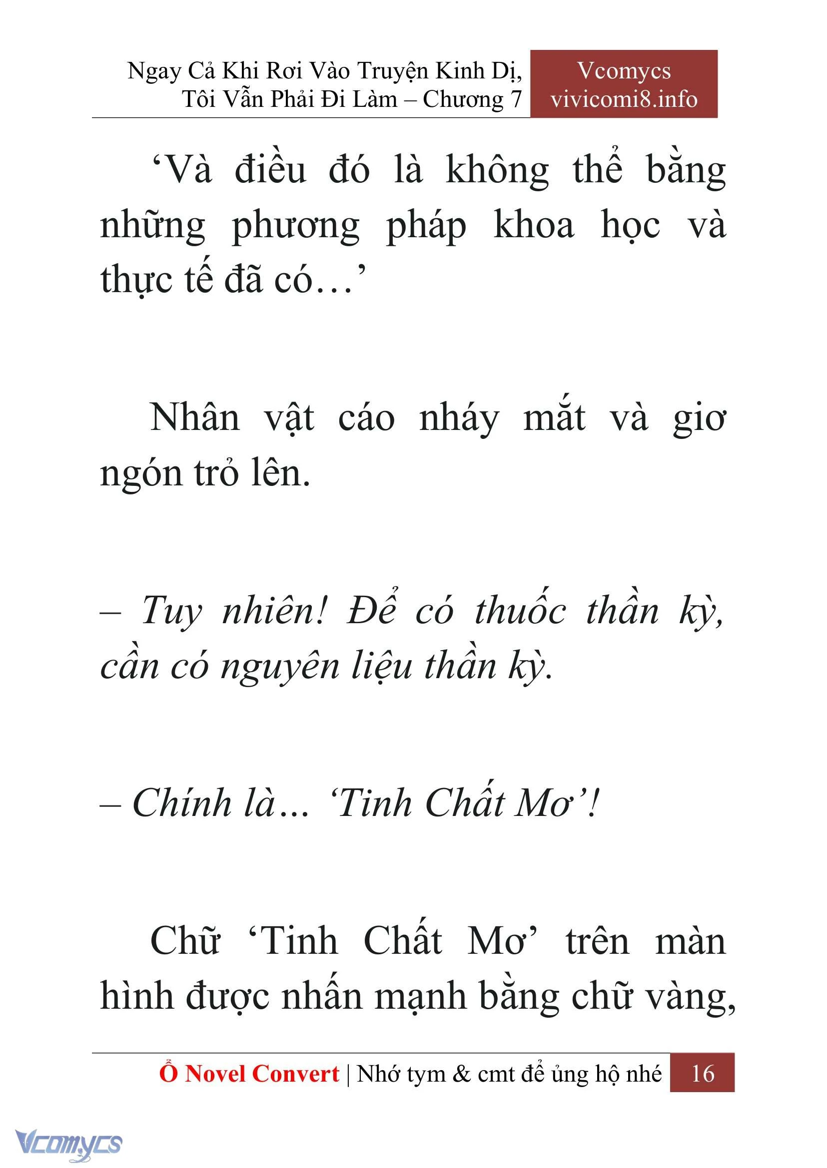 [Novel] Ngay Cả Khi Rơi Vào Truyện Kinh Dị, Tôi Vẫn Phải Đi Làm Chapter  7 - 18