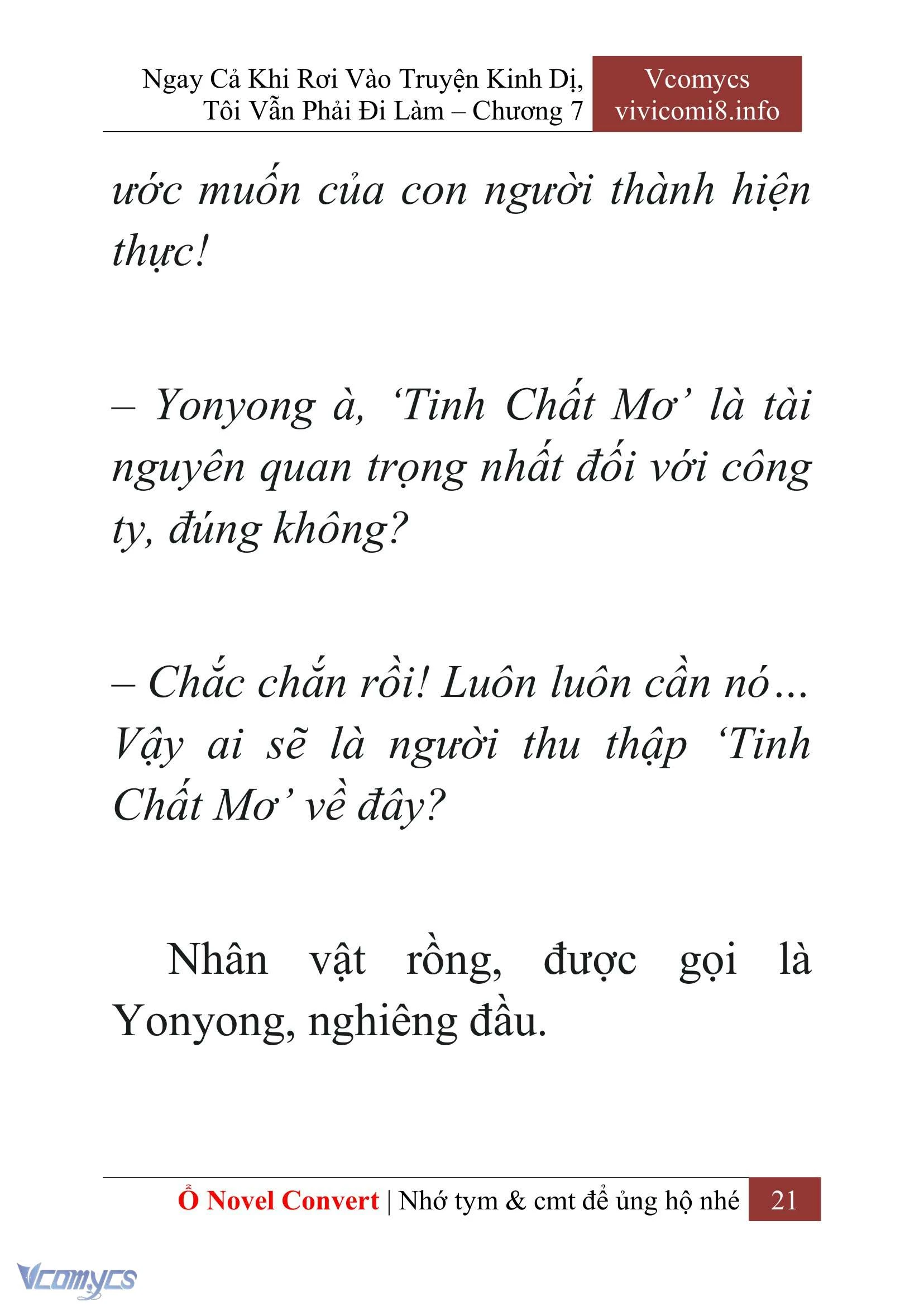 [Novel] Ngay Cả Khi Rơi Vào Truyện Kinh Dị, Tôi Vẫn Phải Đi Làm Chapter  7 - 23