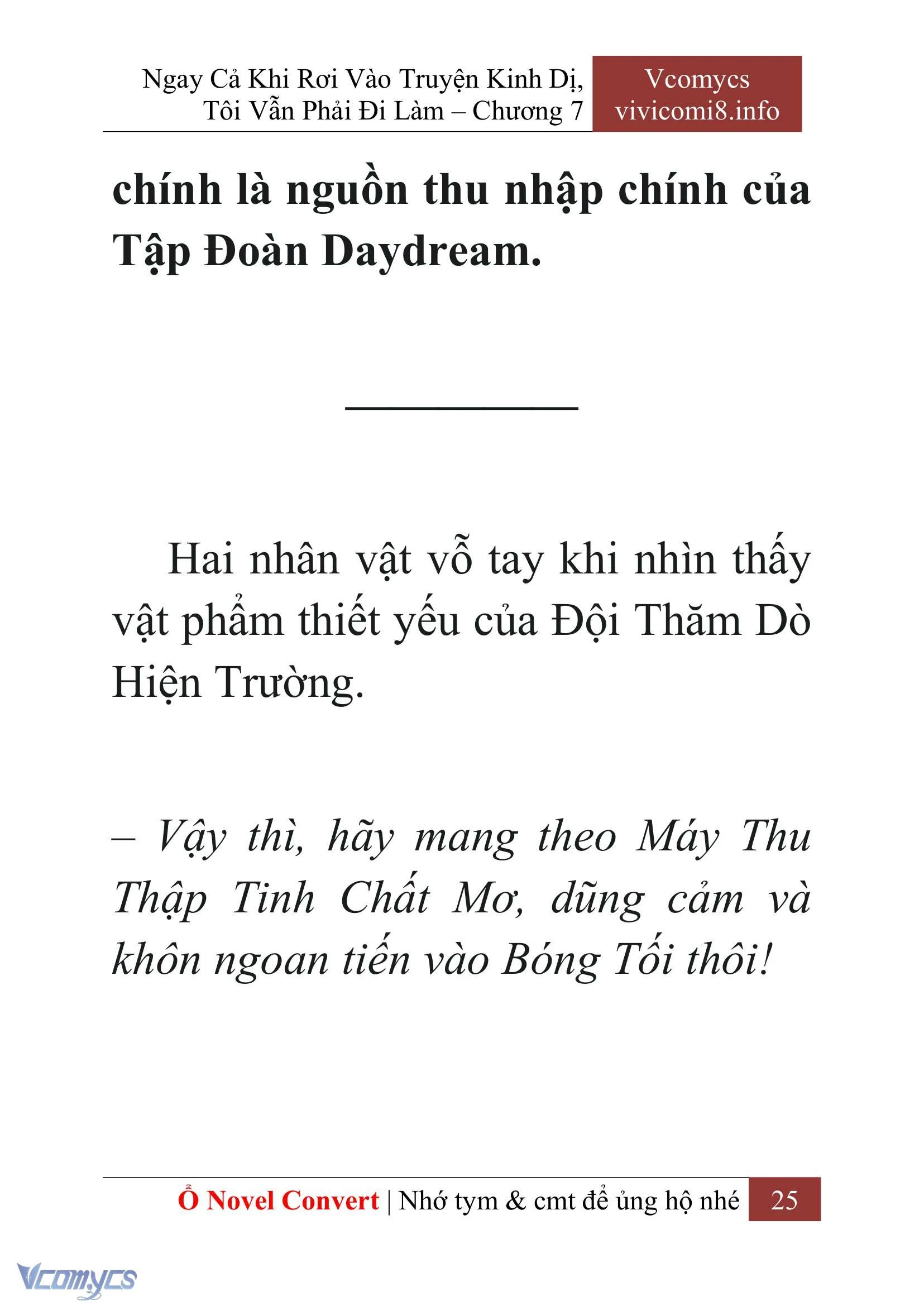 [Novel] Ngay Cả Khi Rơi Vào Truyện Kinh Dị, Tôi Vẫn Phải Đi Làm Chapter  7 - 27