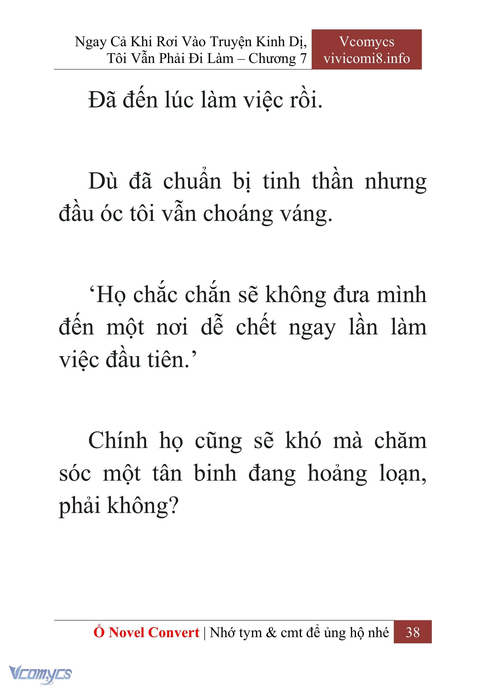 [Novel] Ngay Cả Khi Rơi Vào Truyện Kinh Dị, Tôi Vẫn Phải Đi Làm Chapter  7 - 40