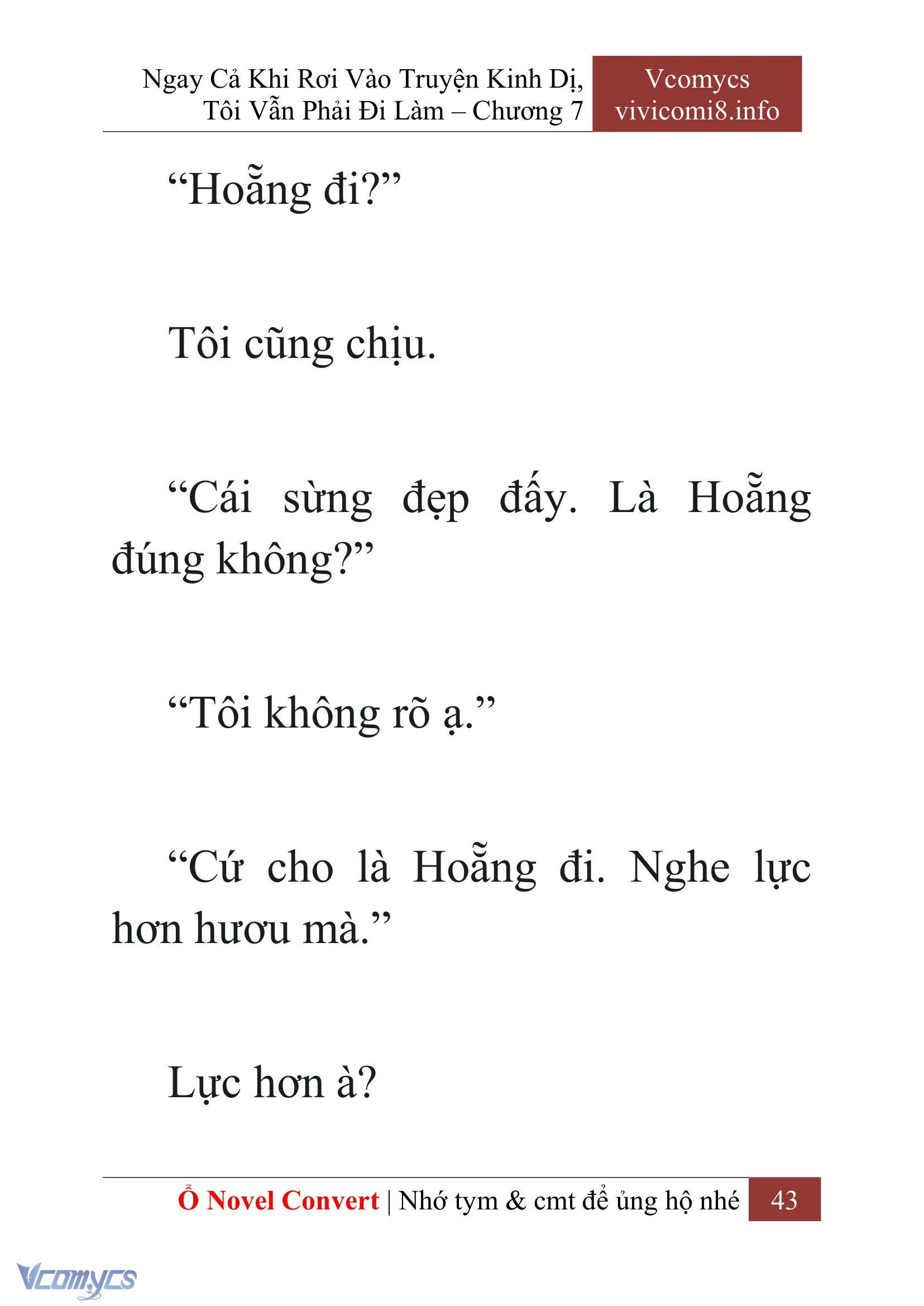 [Novel] Ngay Cả Khi Rơi Vào Truyện Kinh Dị, Tôi Vẫn Phải Đi Làm Chapter  7 - 45