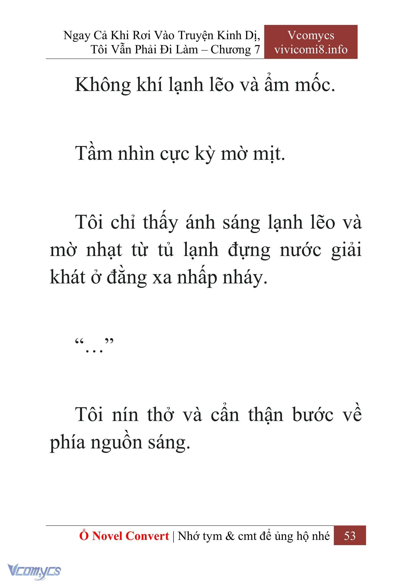 [Novel] Ngay Cả Khi Rơi Vào Truyện Kinh Dị, Tôi Vẫn Phải Đi Làm Chapter  7 - 55