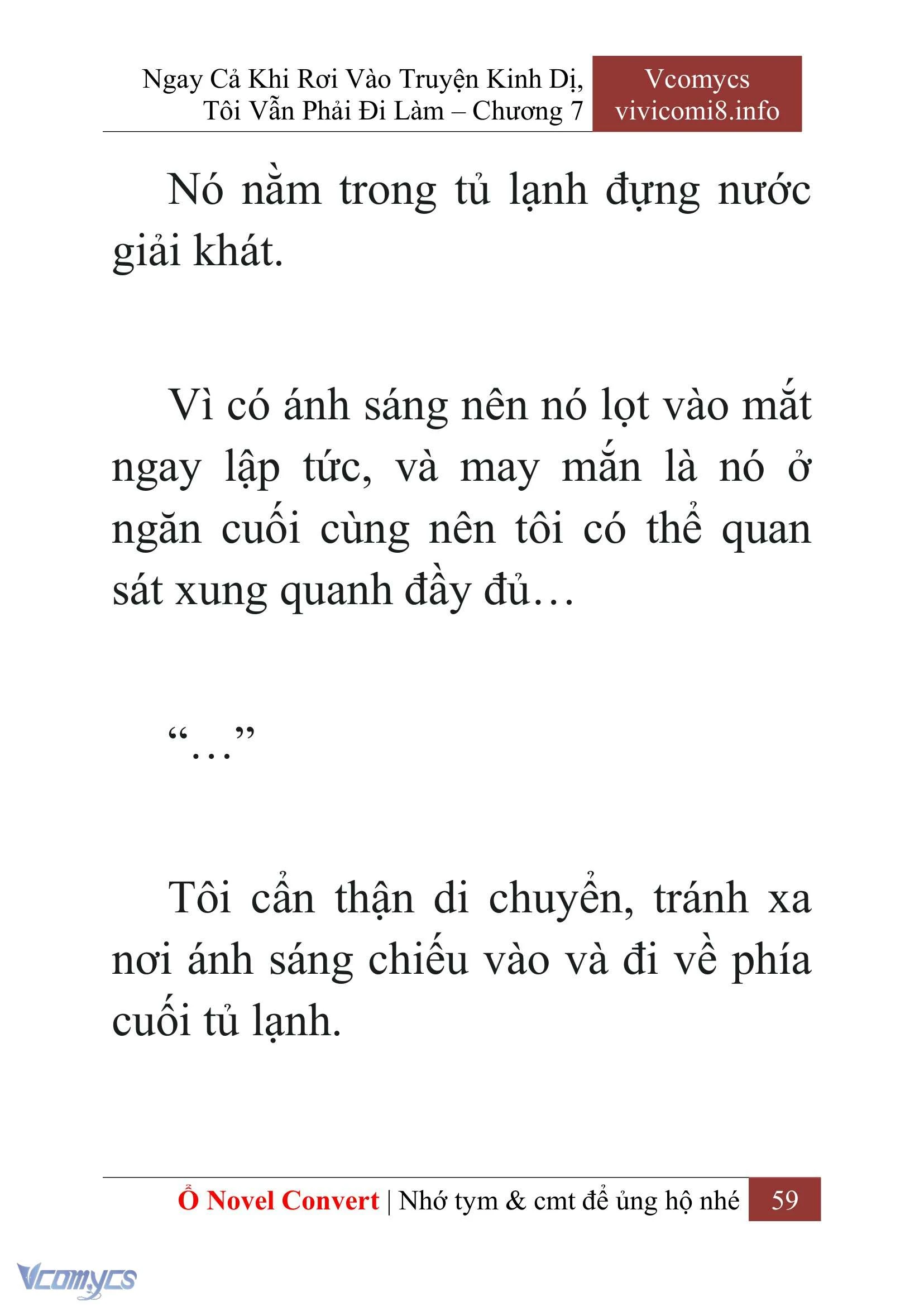 [Novel] Ngay Cả Khi Rơi Vào Truyện Kinh Dị, Tôi Vẫn Phải Đi Làm Chapter  7 - 61
