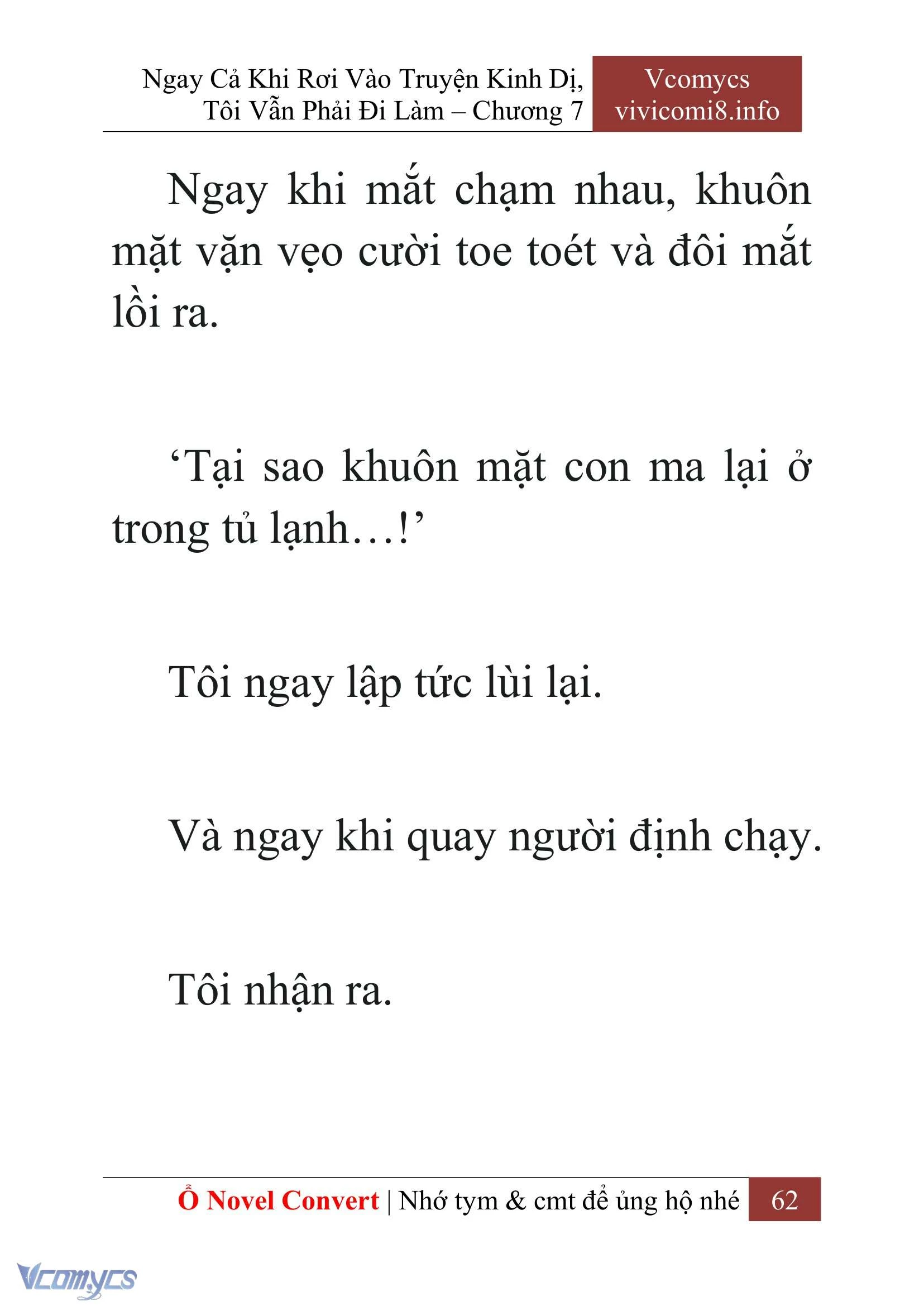 [Novel] Ngay Cả Khi Rơi Vào Truyện Kinh Dị, Tôi Vẫn Phải Đi Làm Chapter  7 - 64