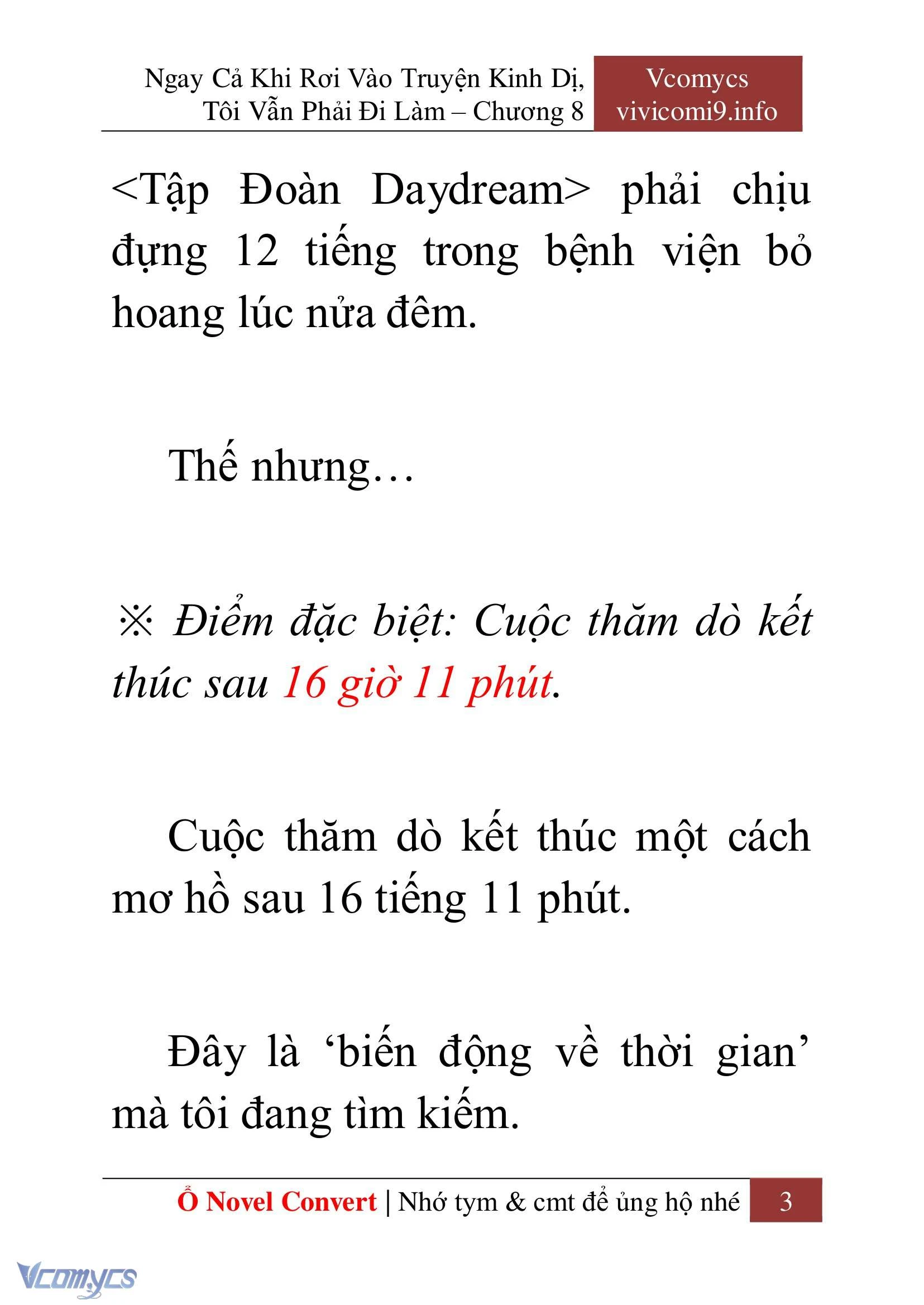 [Novel] Ngay Cả Khi Rơi Vào Truyện Kinh Dị, Tôi Vẫn Phải Đi Làm Chapter  8 - 5