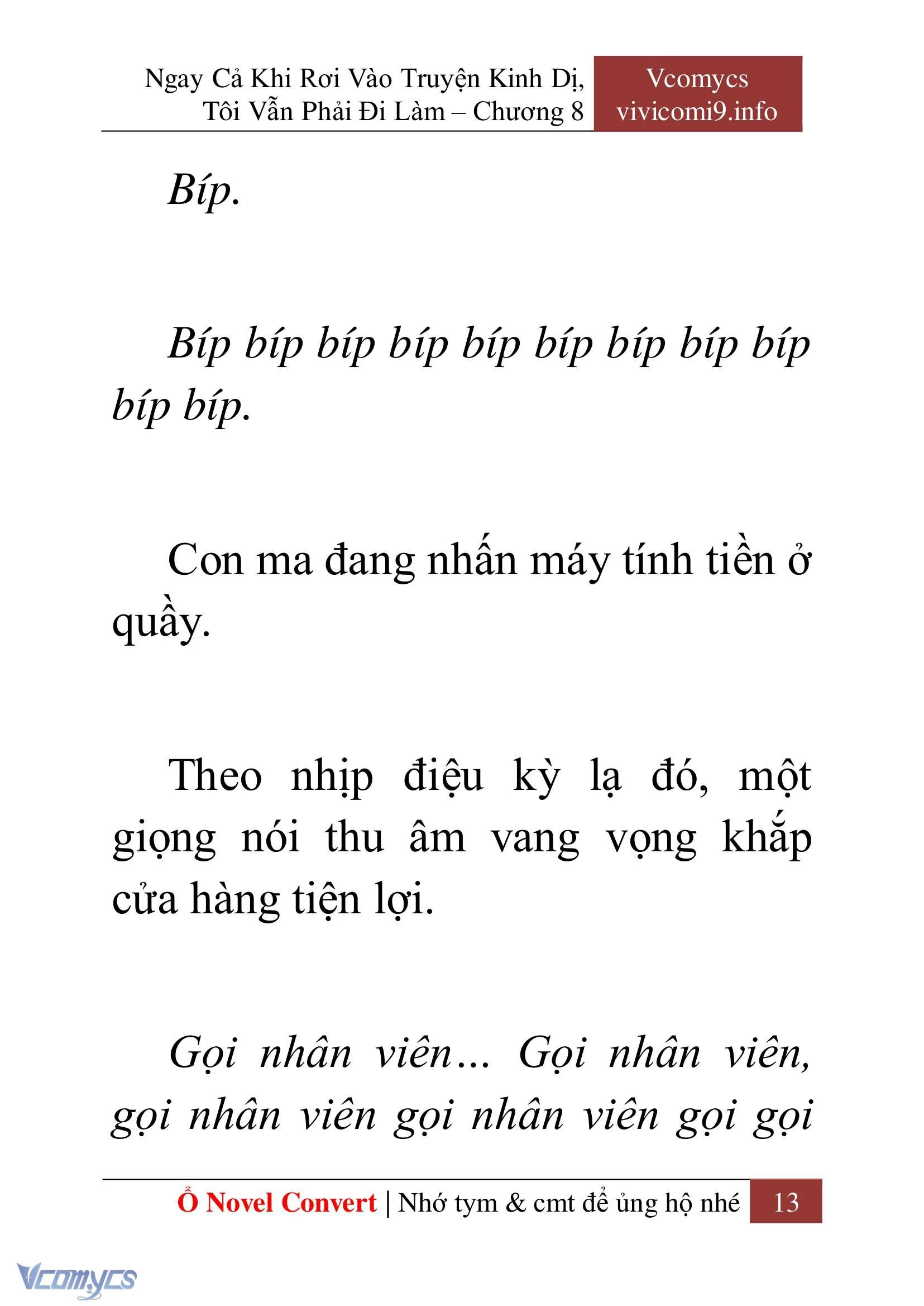 [Novel] Ngay Cả Khi Rơi Vào Truyện Kinh Dị, Tôi Vẫn Phải Đi Làm Chapter  8 - 15