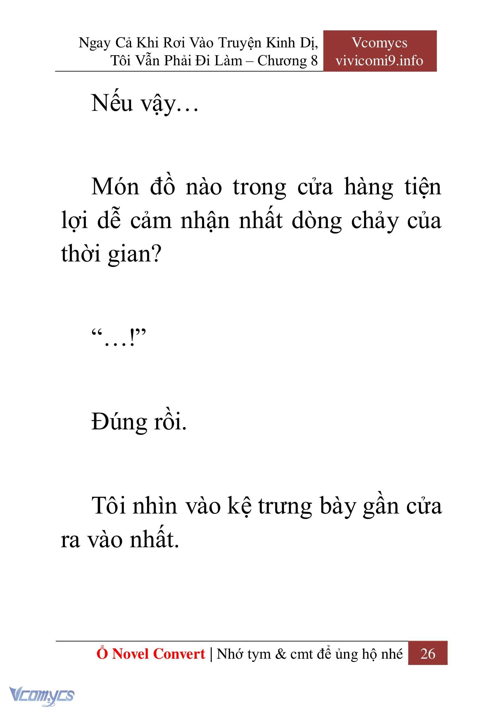 [Novel] Ngay Cả Khi Rơi Vào Truyện Kinh Dị, Tôi Vẫn Phải Đi Làm Chapter  8 - 28