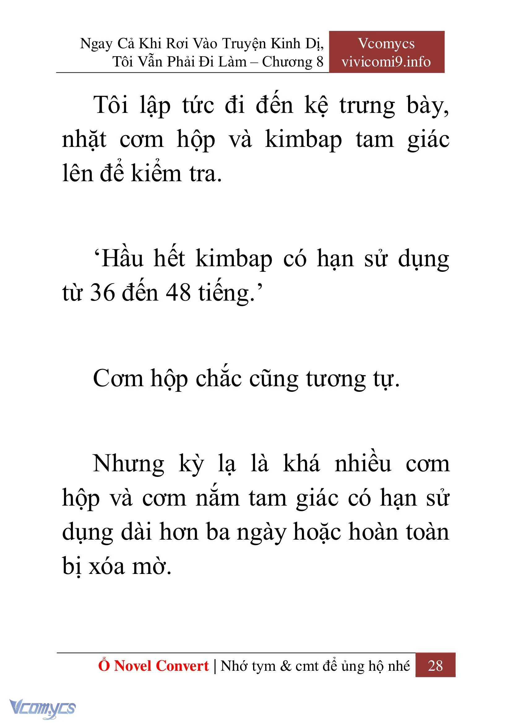 [Novel] Ngay Cả Khi Rơi Vào Truyện Kinh Dị, Tôi Vẫn Phải Đi Làm Chapter  8 - 30
