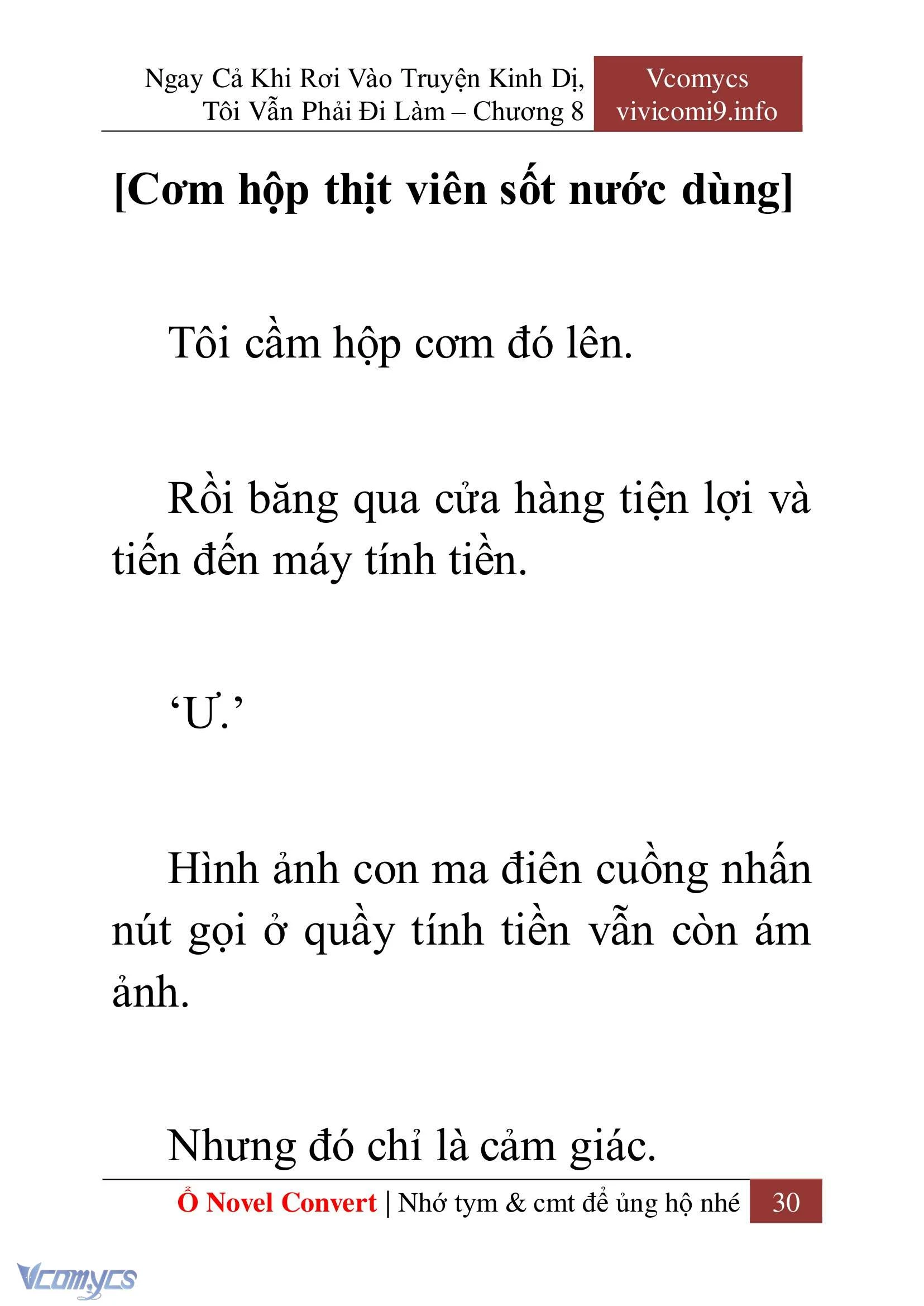 [Novel] Ngay Cả Khi Rơi Vào Truyện Kinh Dị, Tôi Vẫn Phải Đi Làm Chapter  8 - 32