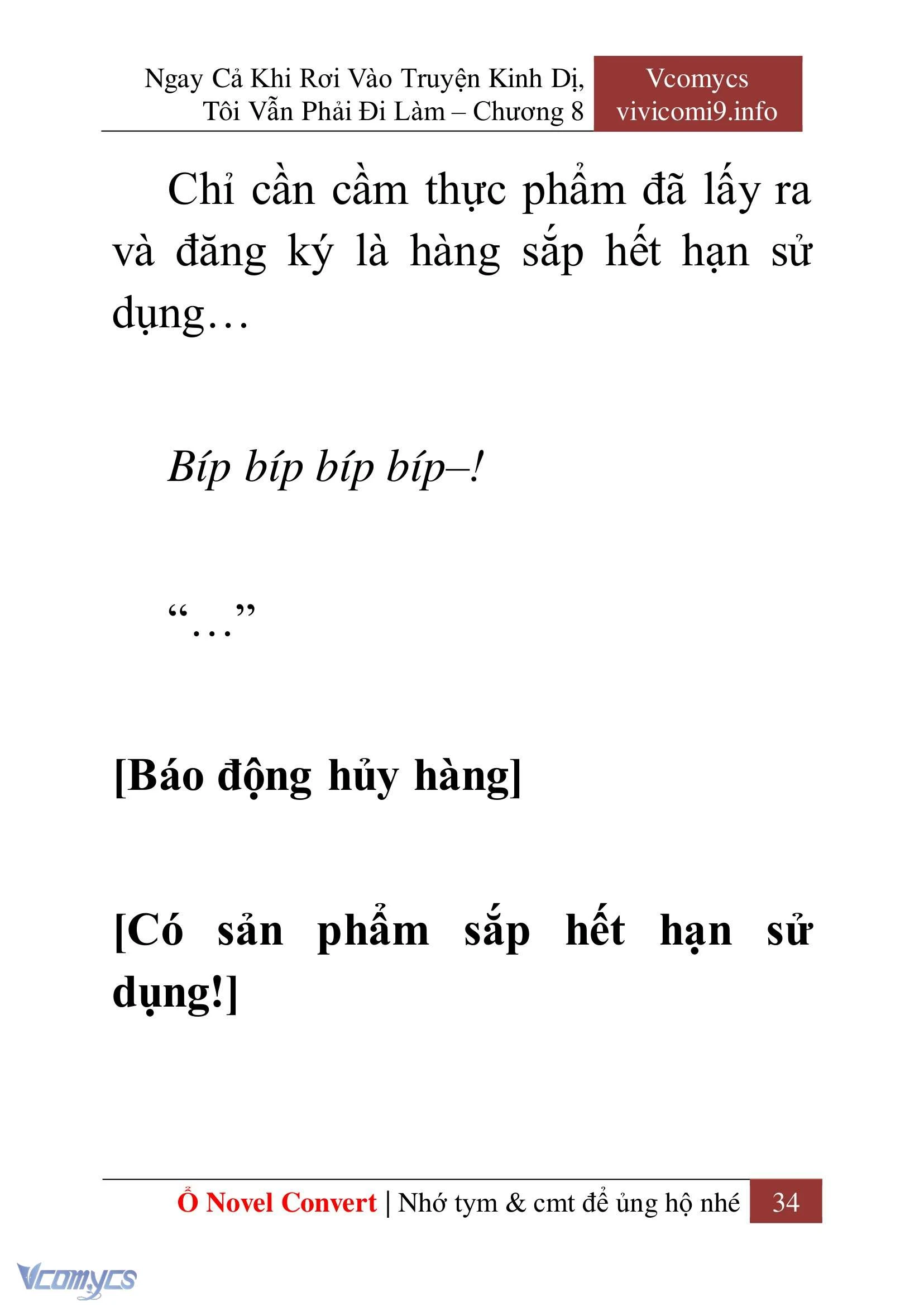 [Novel] Ngay Cả Khi Rơi Vào Truyện Kinh Dị, Tôi Vẫn Phải Đi Làm Chapter  8 - 36