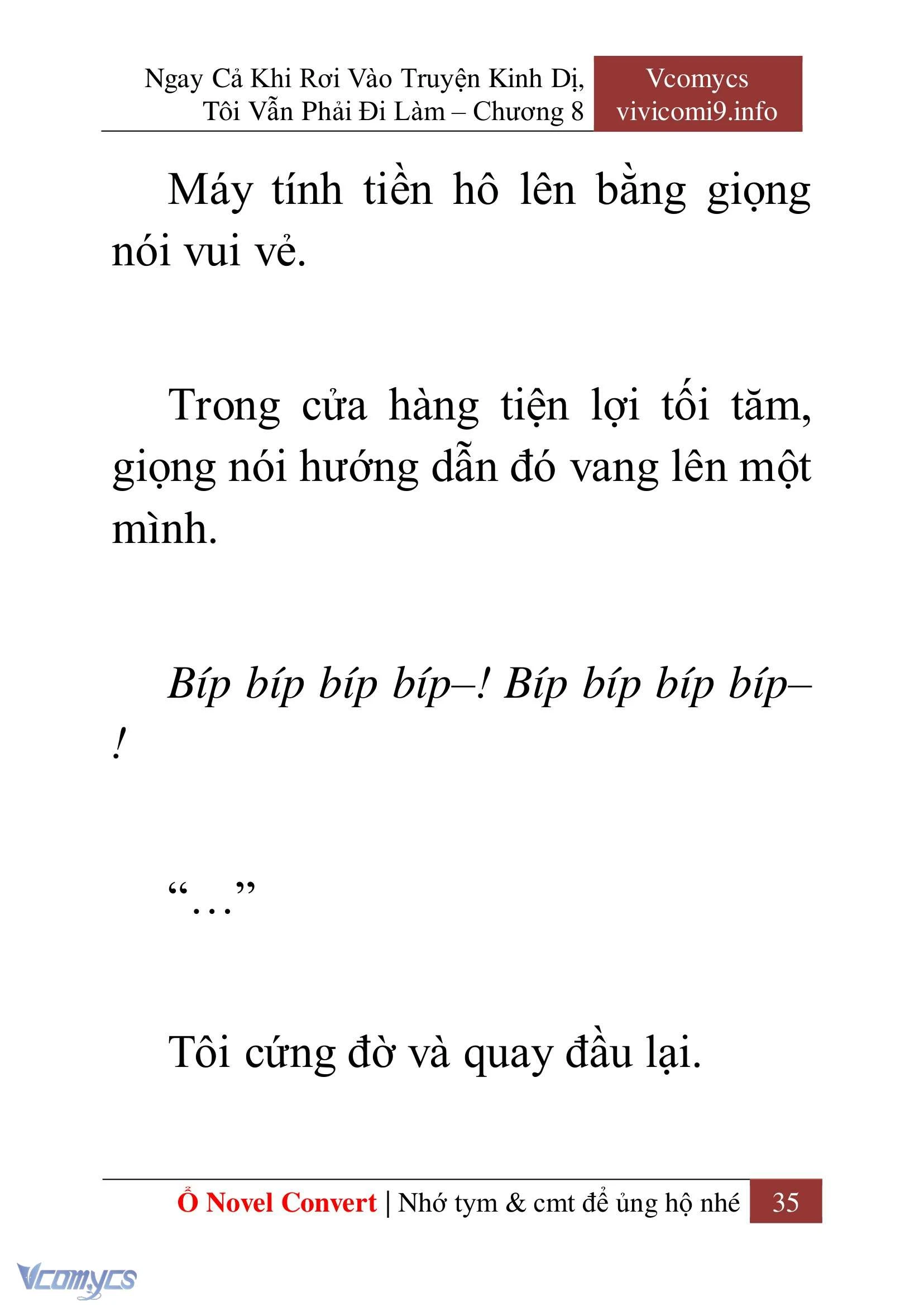 [Novel] Ngay Cả Khi Rơi Vào Truyện Kinh Dị, Tôi Vẫn Phải Đi Làm Chapter  8 - 37