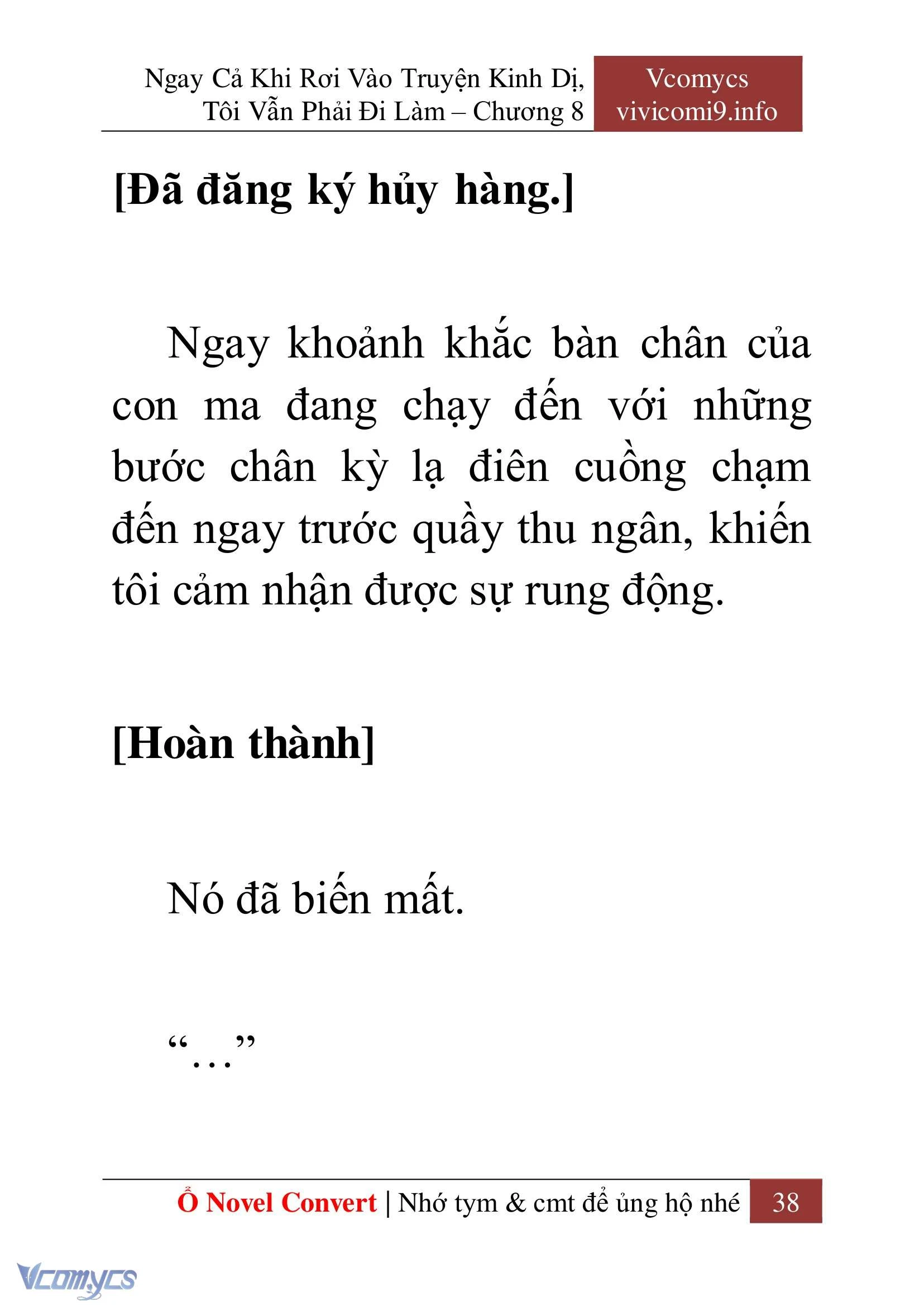 [Novel] Ngay Cả Khi Rơi Vào Truyện Kinh Dị, Tôi Vẫn Phải Đi Làm Chapter  8 - 40