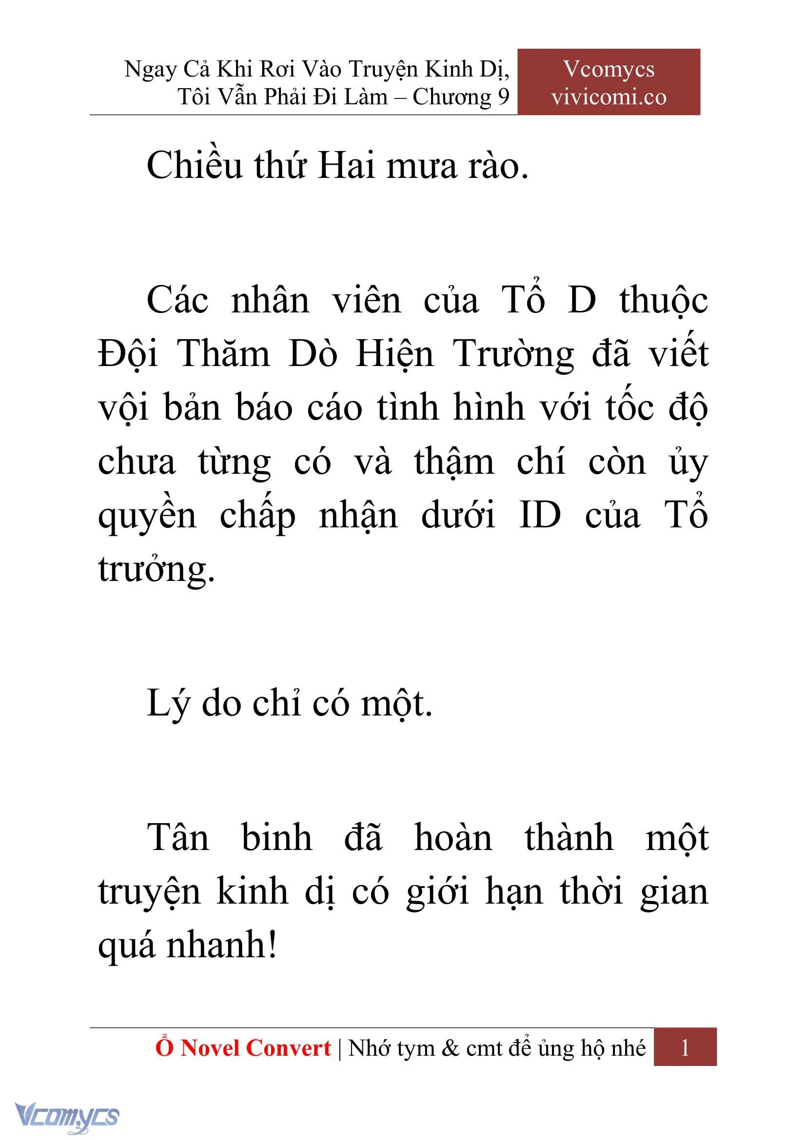[Novel] Ngay Cả Khi Rơi Vào Truyện Kinh Dị, Tôi Vẫn Phải Đi Làm Chapter  9 - 3