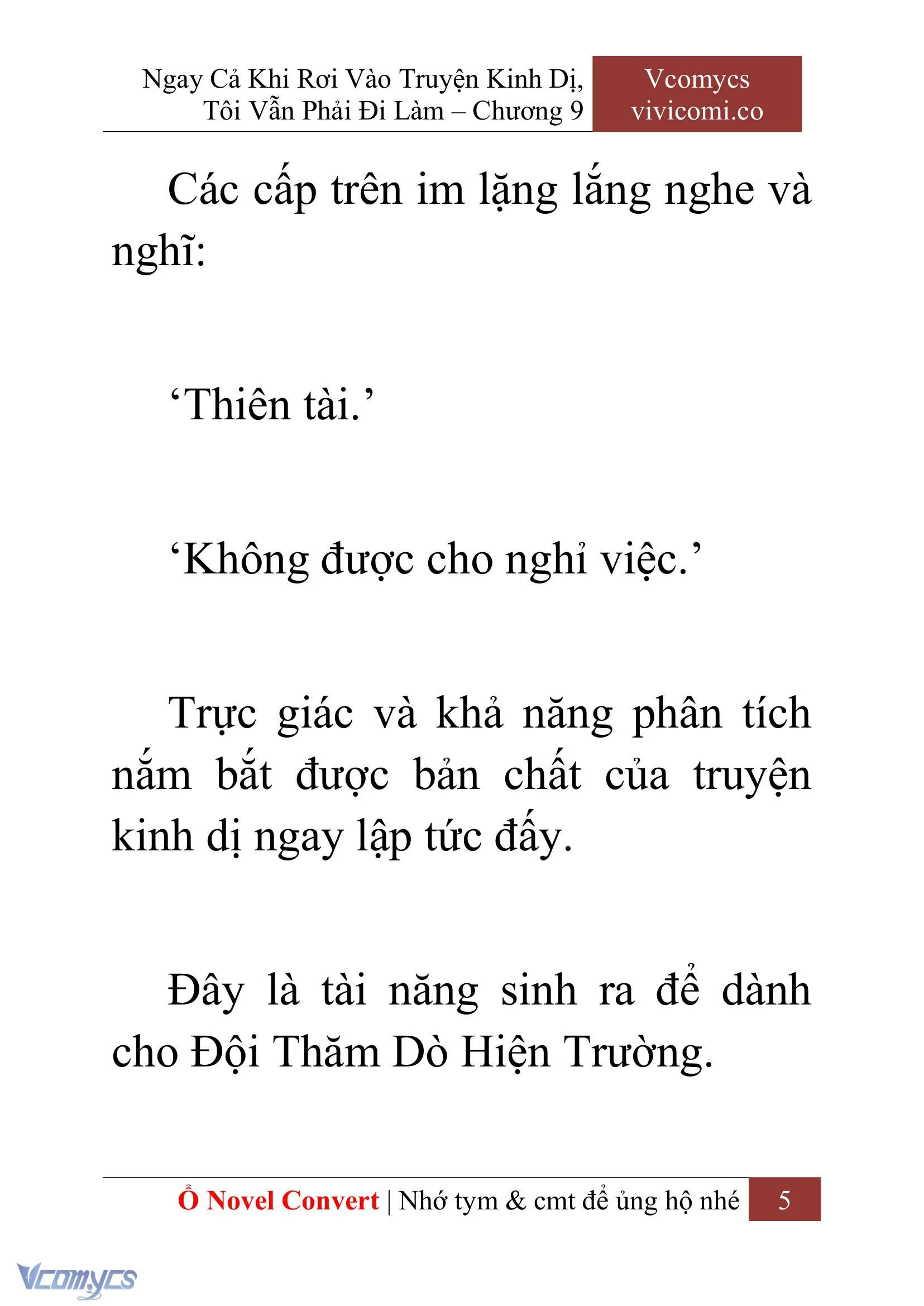 [Novel] Ngay Cả Khi Rơi Vào Truyện Kinh Dị, Tôi Vẫn Phải Đi Làm Chapter  9 - 7