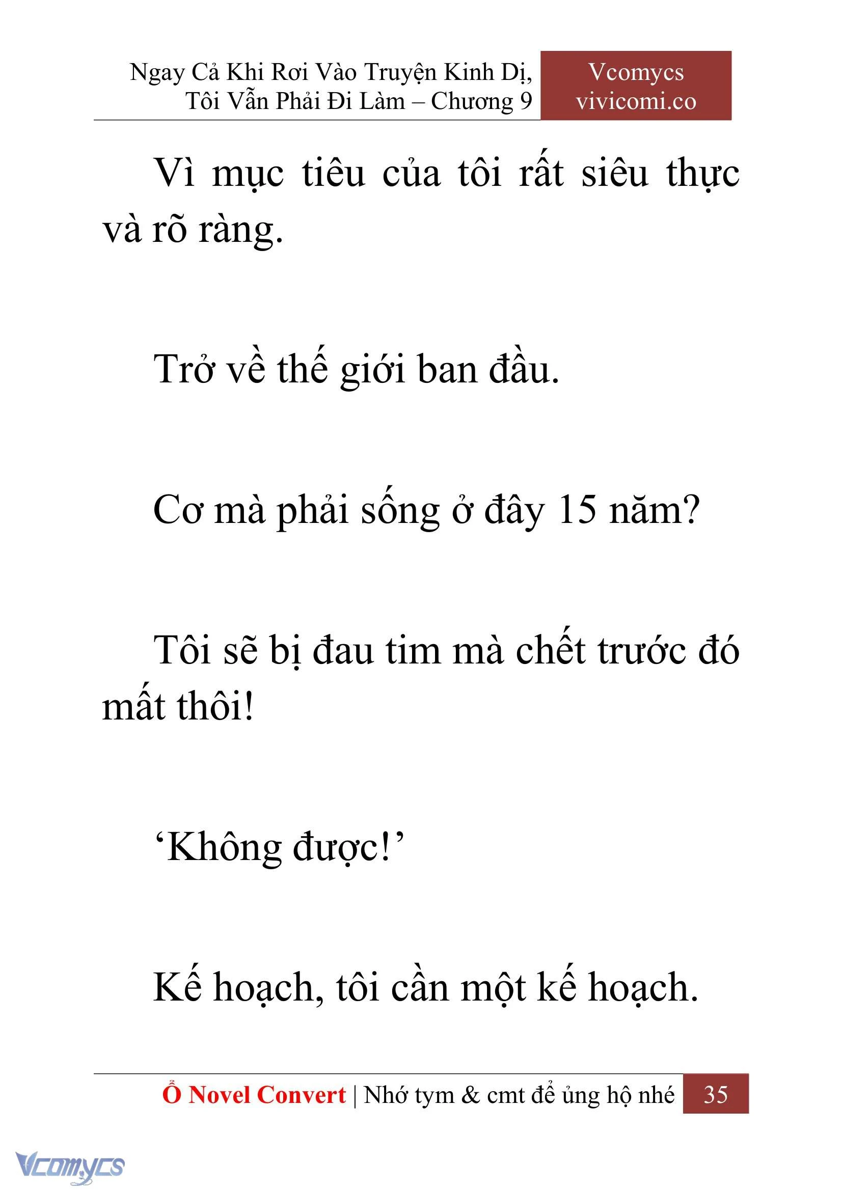 [Novel] Ngay Cả Khi Rơi Vào Truyện Kinh Dị, Tôi Vẫn Phải Đi Làm Chapter  9 - 37