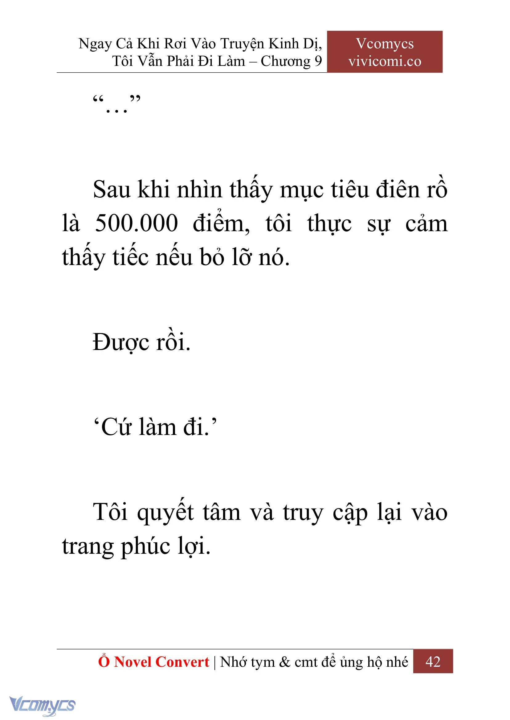 [Novel] Ngay Cả Khi Rơi Vào Truyện Kinh Dị, Tôi Vẫn Phải Đi Làm Chapter  9 - 44