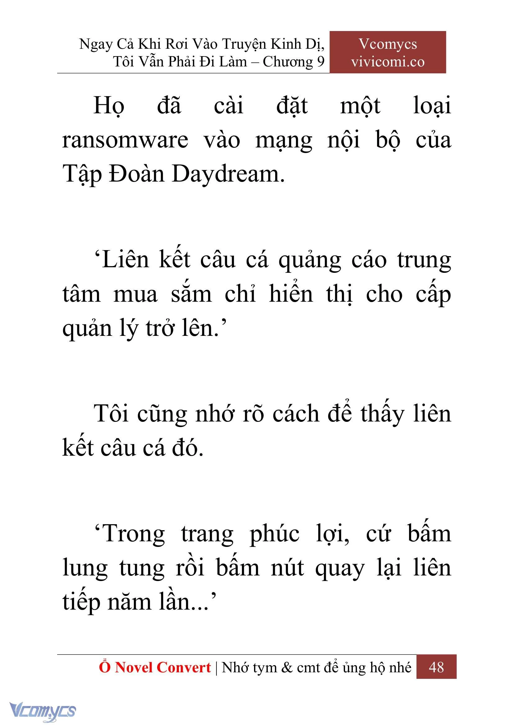 [Novel] Ngay Cả Khi Rơi Vào Truyện Kinh Dị, Tôi Vẫn Phải Đi Làm Chapter  9 - 50